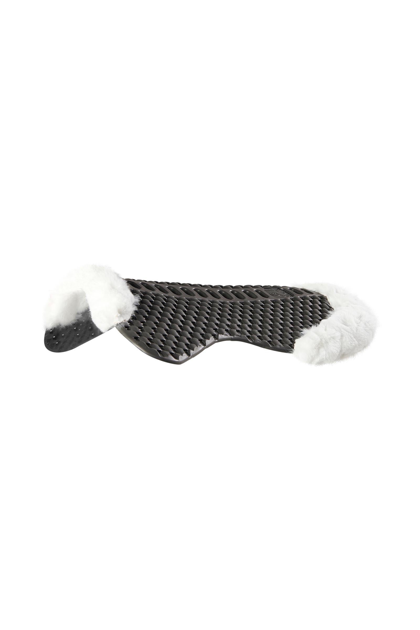 White Acavallo sottosella Piuma Respira con inserto in finta pelle di montone EVA, piatto  