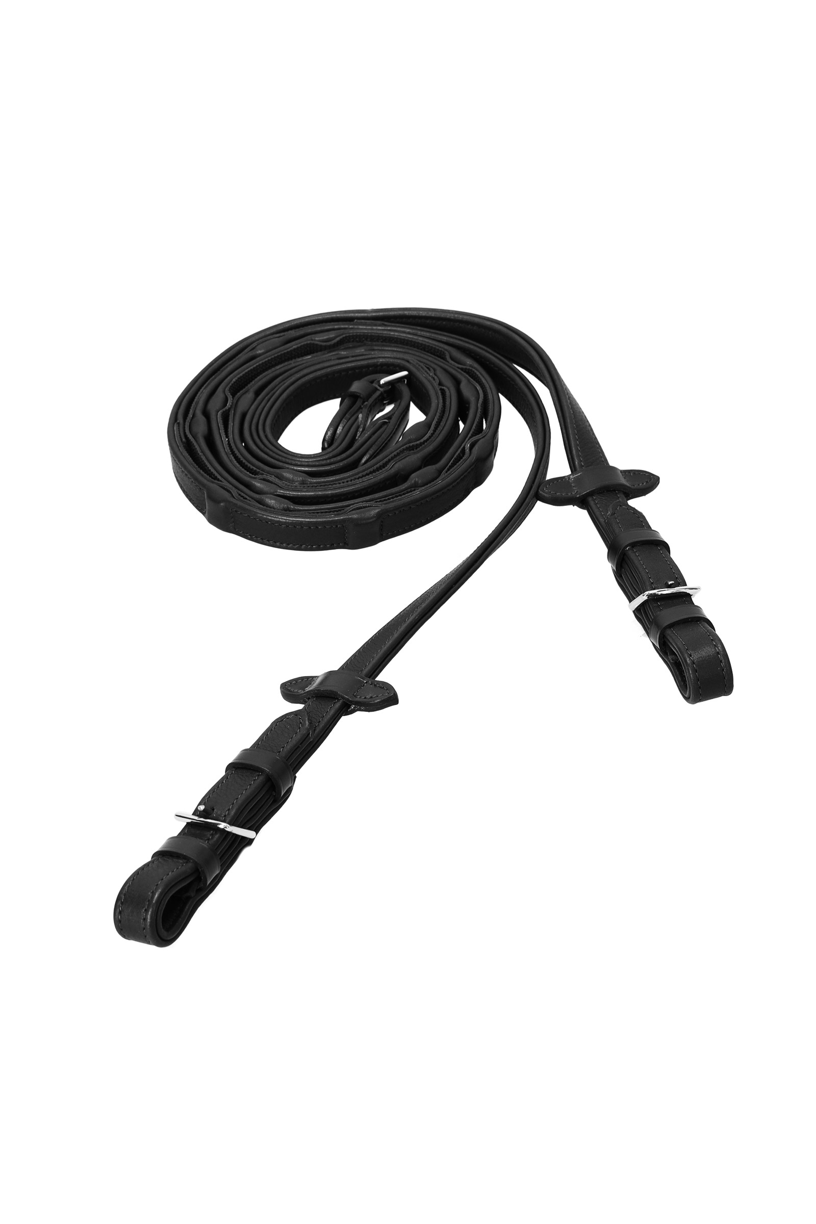 black/silver Schockemöhle Sports Durasoft Redini con grip larghi (18 mm)