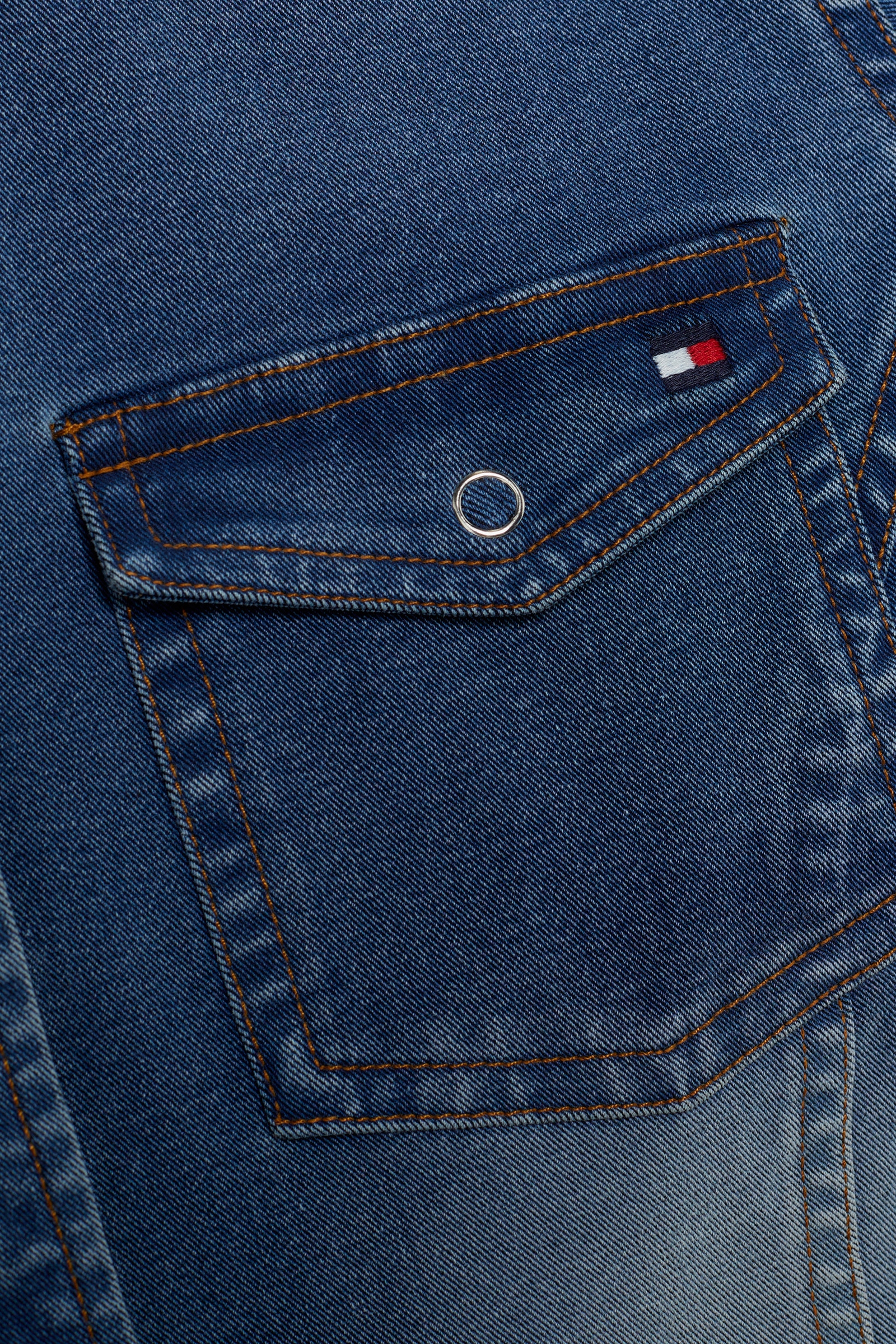 Camicia in denim stretch Tommy Hilfiger Equestrian Woodside