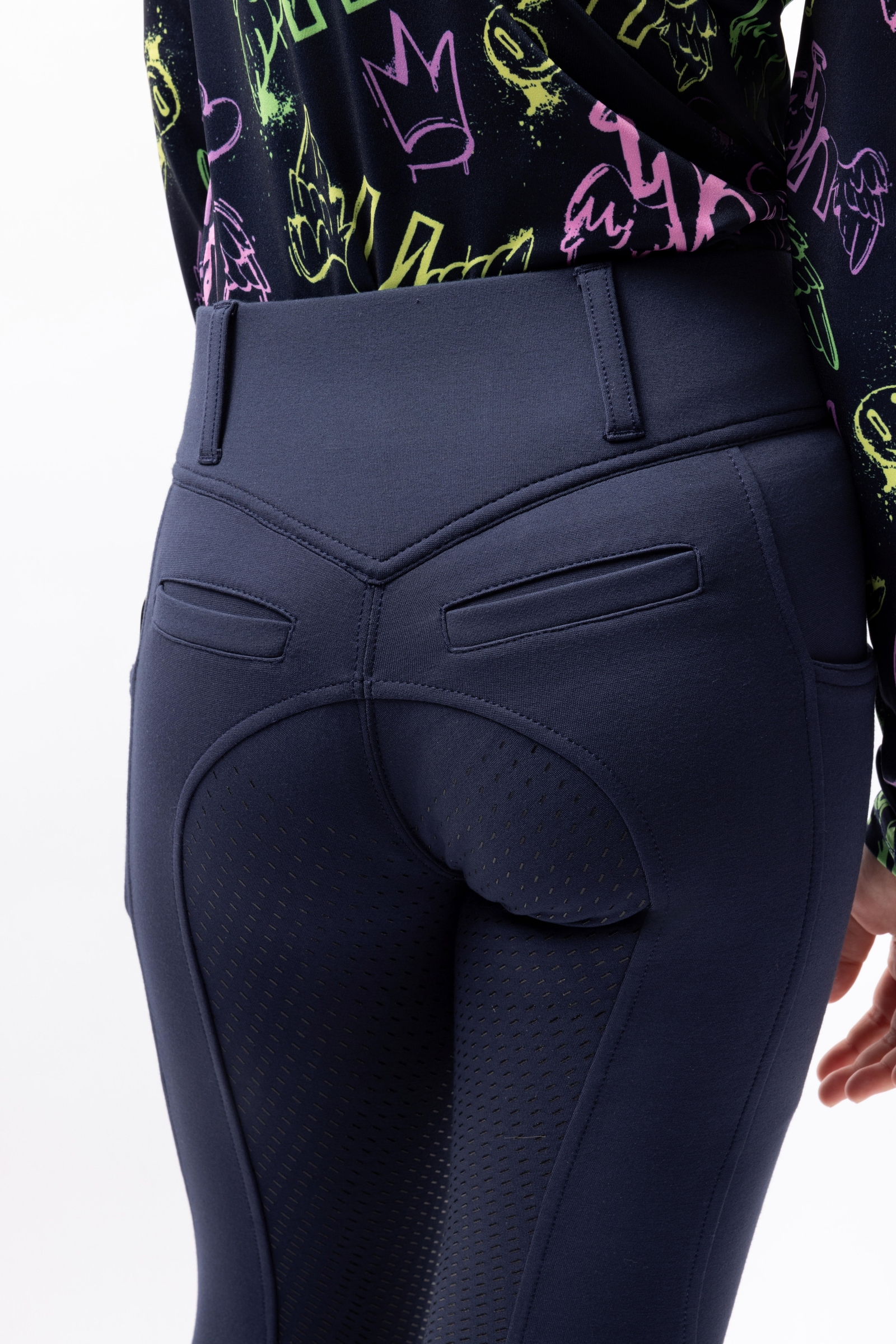 Horze Mira Pantaloni da equitazione per bambini con full seat