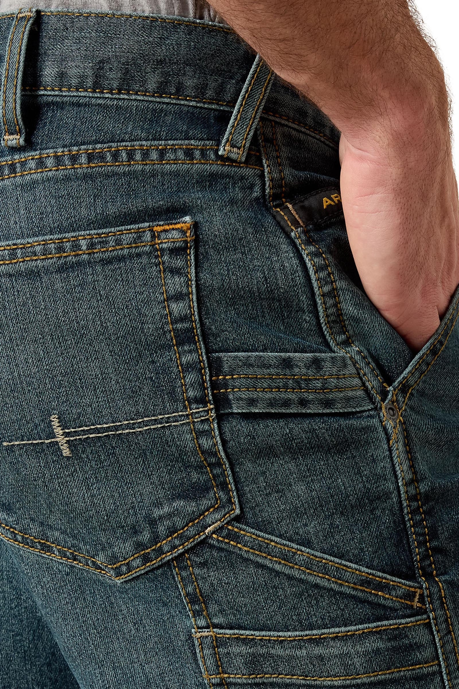 Ariat Rebar M7 Slim DuraStretch Workhorse Jeans da lavoro uomo a gamba dritta