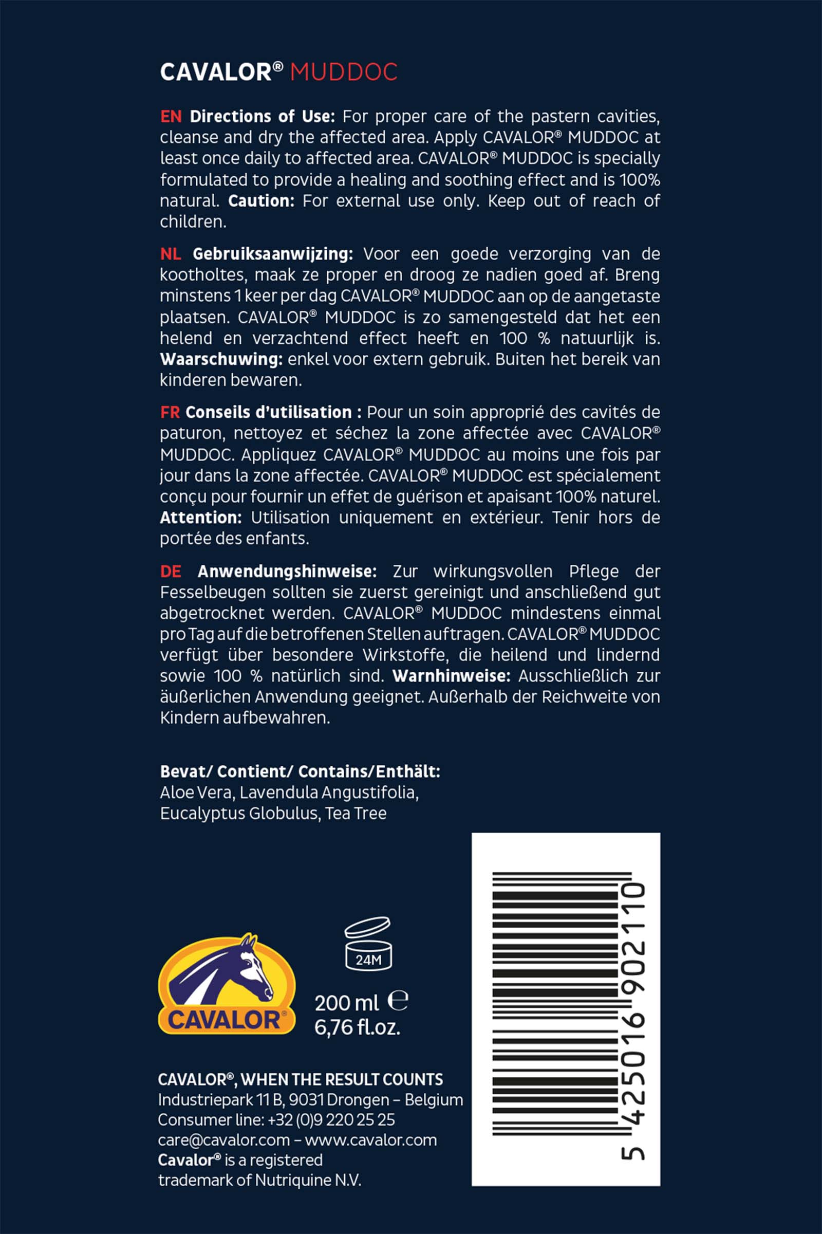 Cavalor Muddoc, 200ml