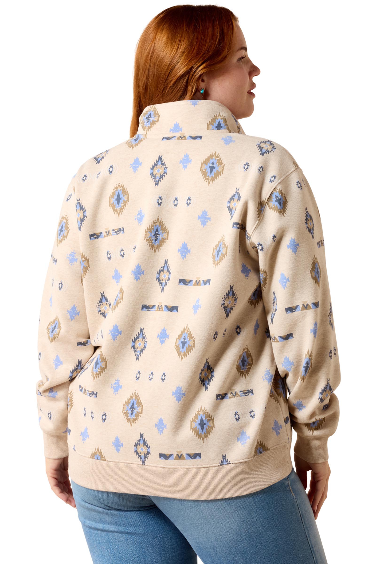 Ariat Felpa Sapphire 1/2 zip da donna