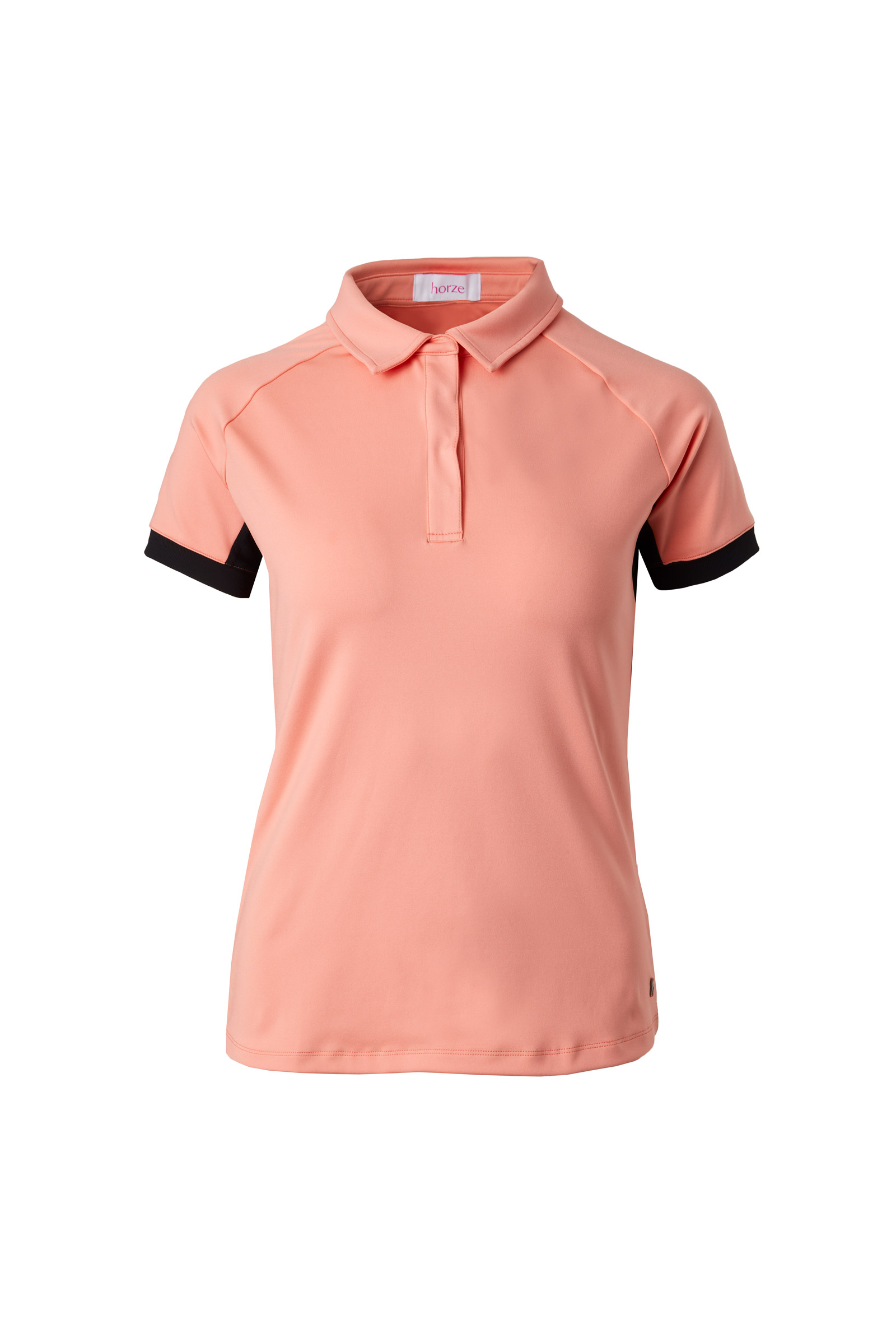 Peach Amber Pink Horze Laura Maglia da allenamento da donna