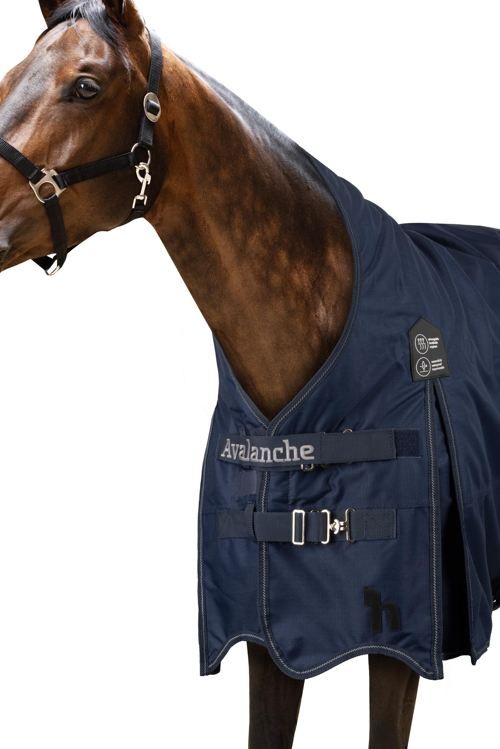 Coperta Horze Avalanche Turnout con collo alto, 150g