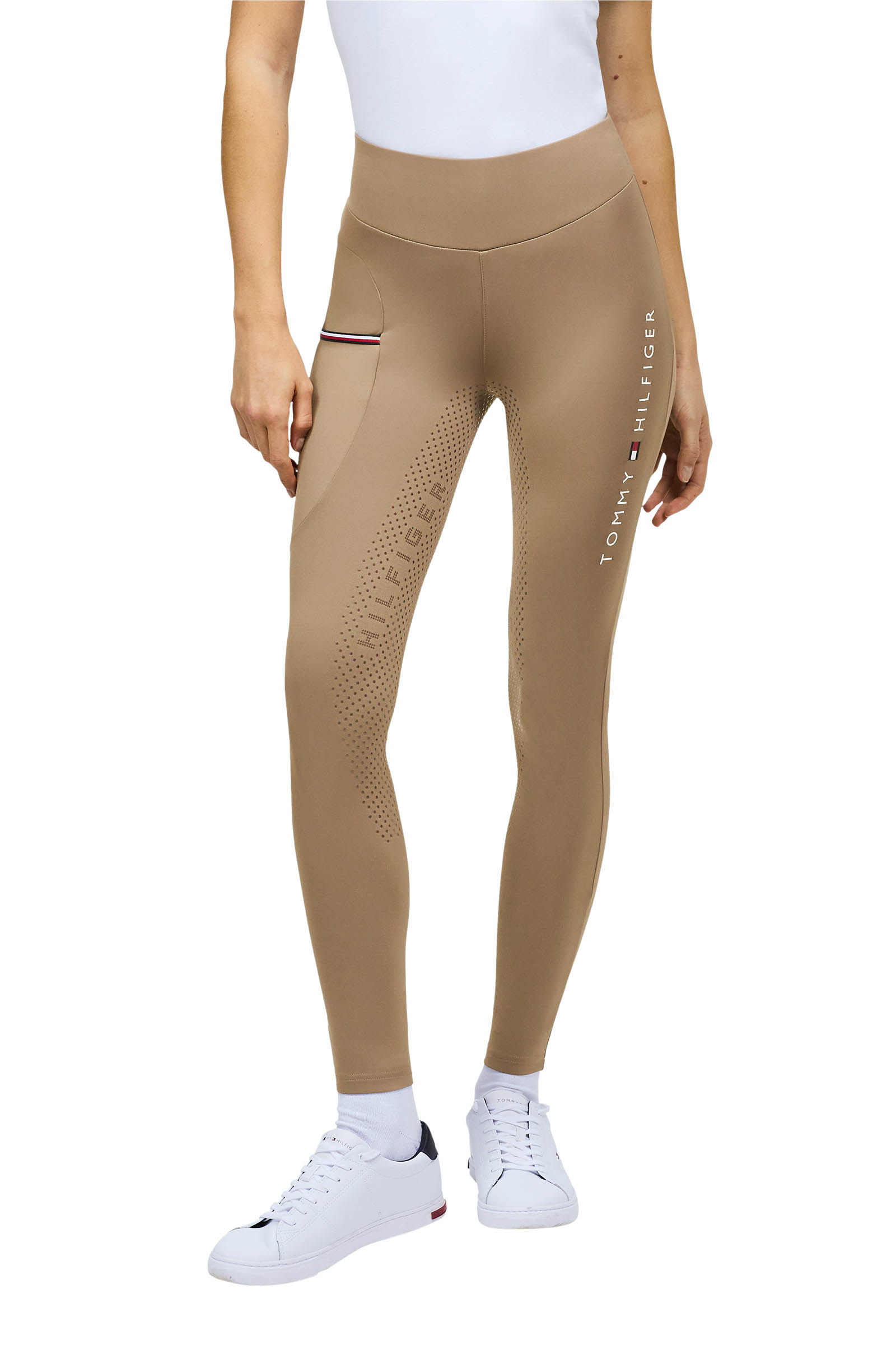 Tommy Hilfiger Equestrian Elmira Leggings con Grip Integrale Tutto l'Anno