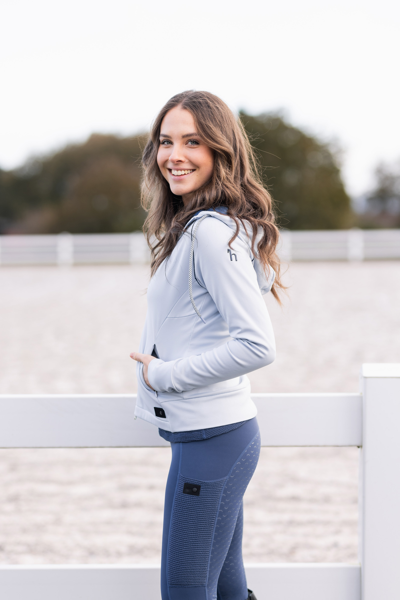 Horze Janine Felpa pratica da donna