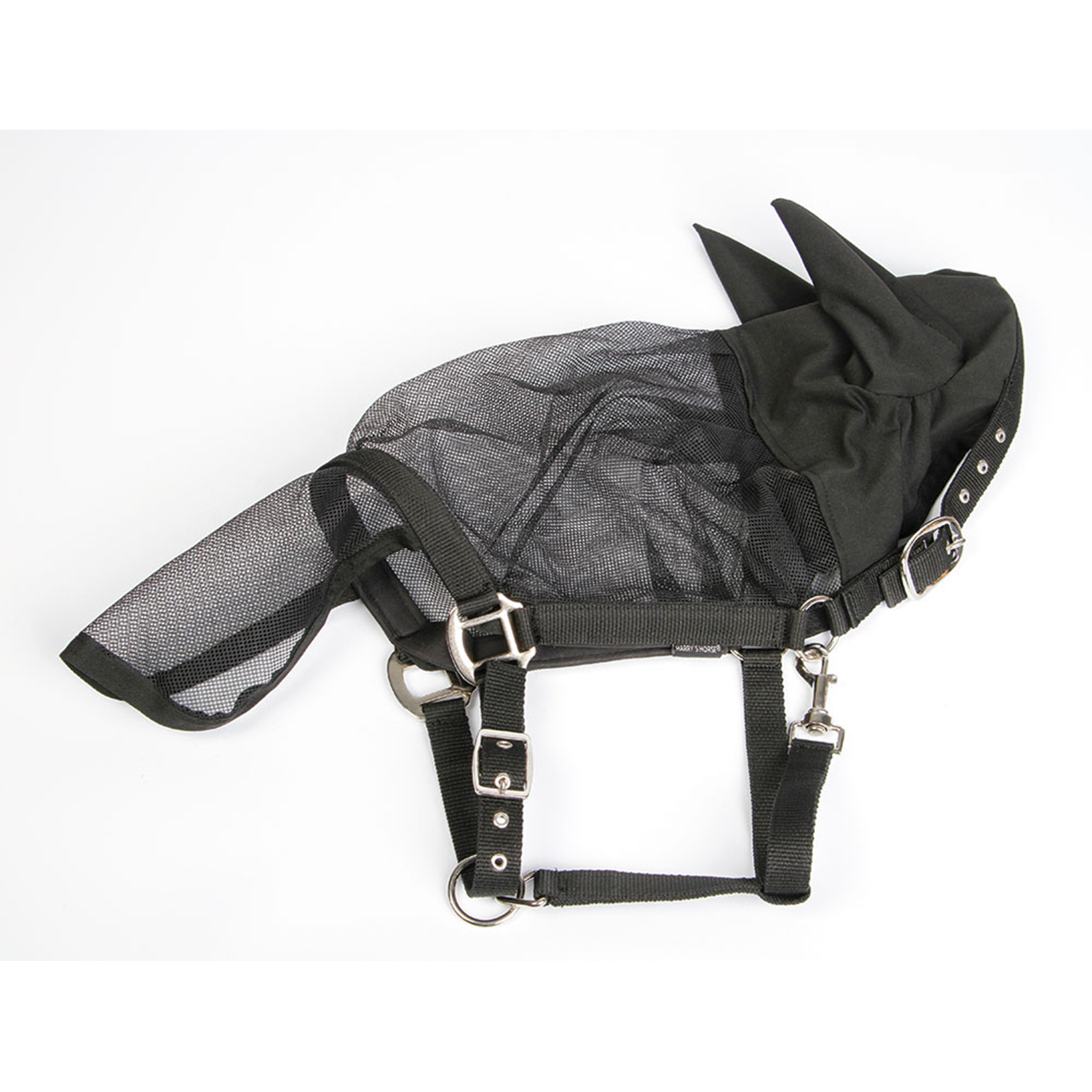 Testata con maschera antimosche di cavallo di Harry con orecchie