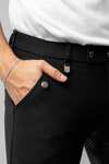 Horze Grand Prix pantaloni da equitazione da uomo con full seat in silicone UPF 50+