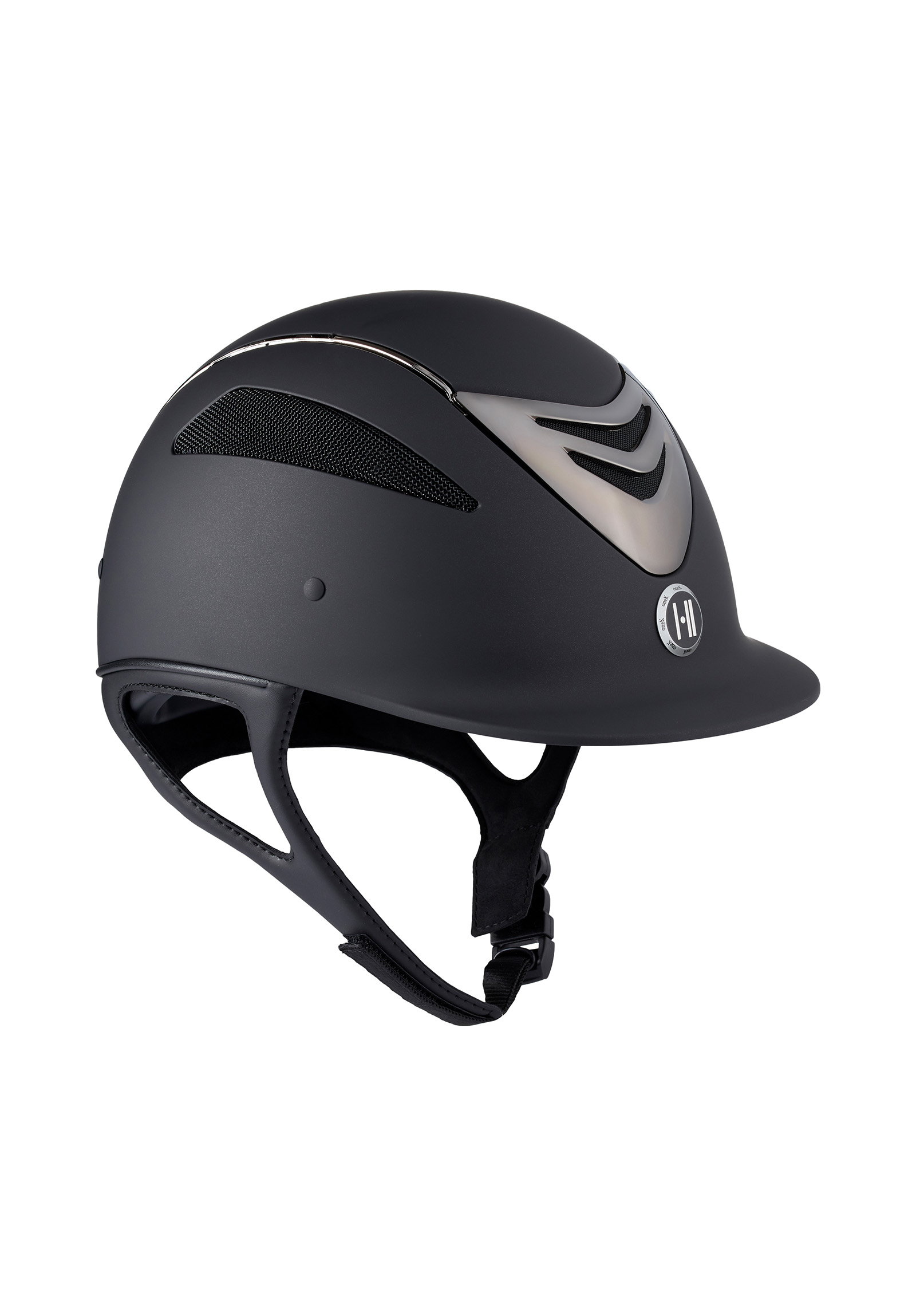 OneK Defender Pro Matt Chrome Casco da equitazione