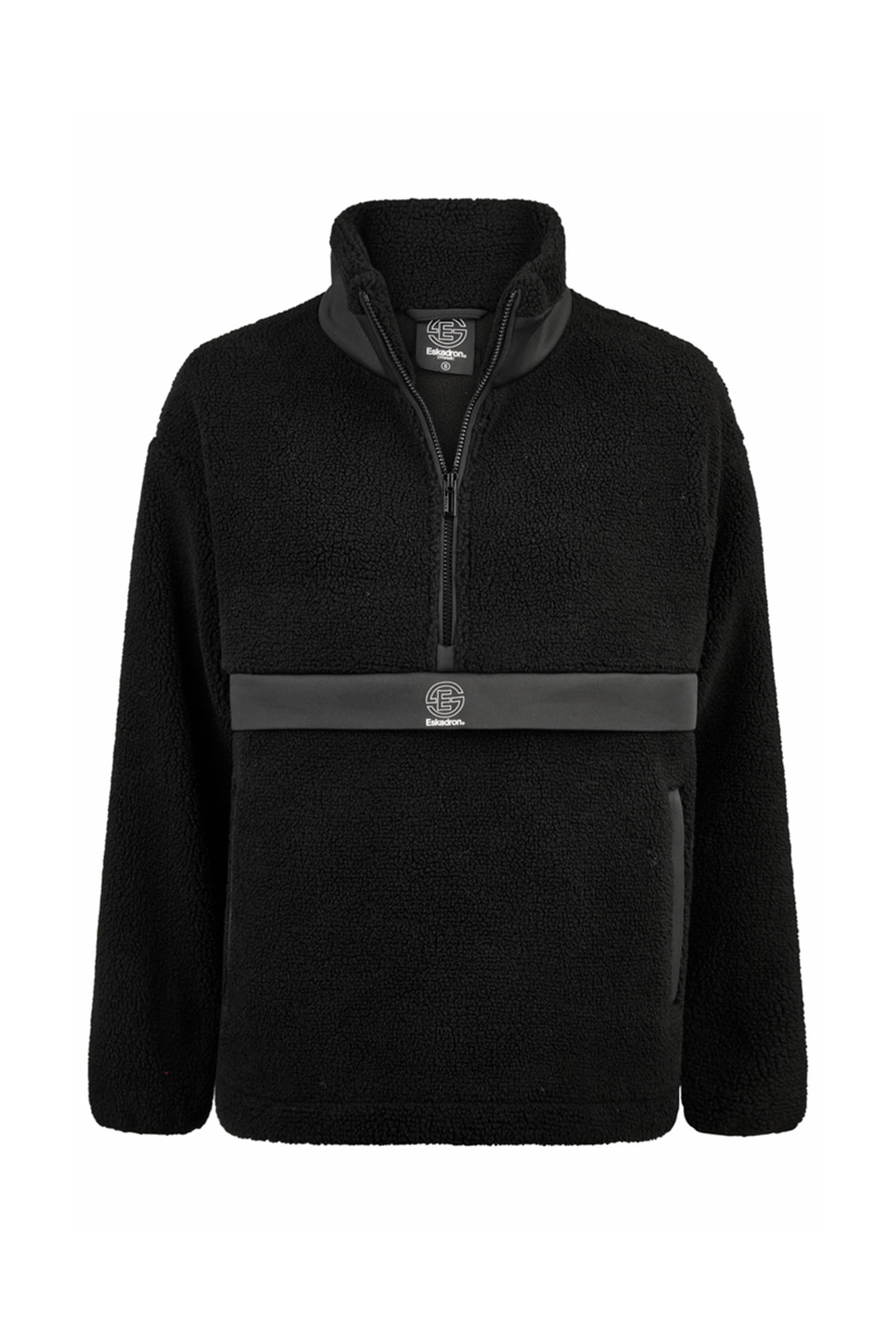 Eskadron Dynamics AW25 maglia con mezza zip in tessuto teddy