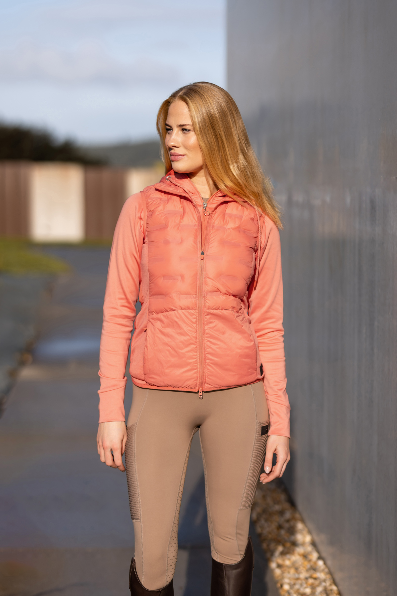 Horze Adela Gilet funzionale da equitazione leggero imbottito per donna