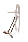Kavalkade Gull Dropped Noseband fpr Aradis Icelandic Bridle