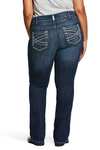 Ariat R.E.A.L. Mid Rise Stretch Entwined Jeans bootcut stretch donna a vita media