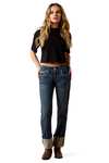 Ariat R.E.A.L. Mid Rise Stretch Ivy Stackable Straight Leg Jeans donna stretch a gamba dritta a vita media