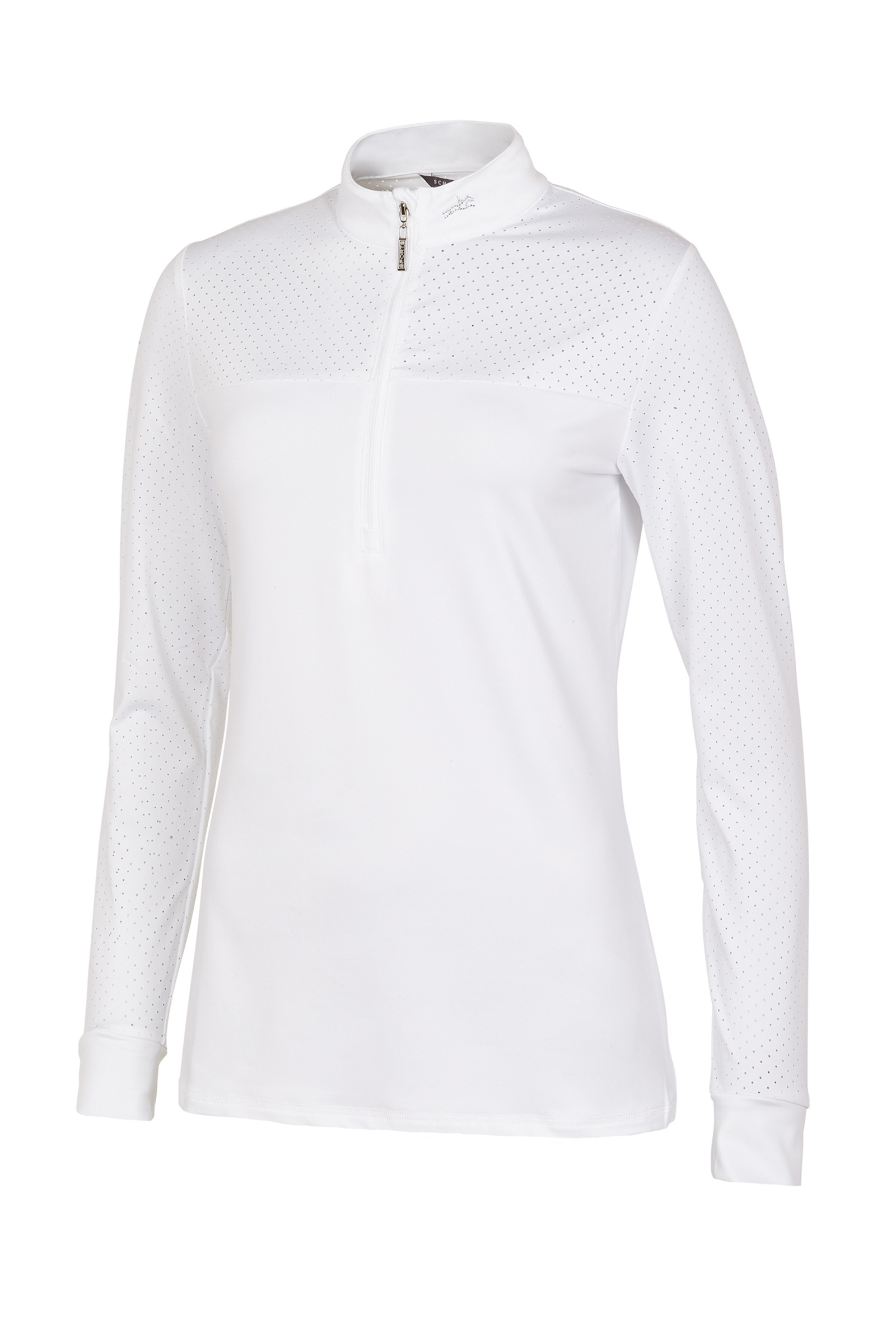 white Schockemöhle Sports Penelope Maglia da concorso per donna