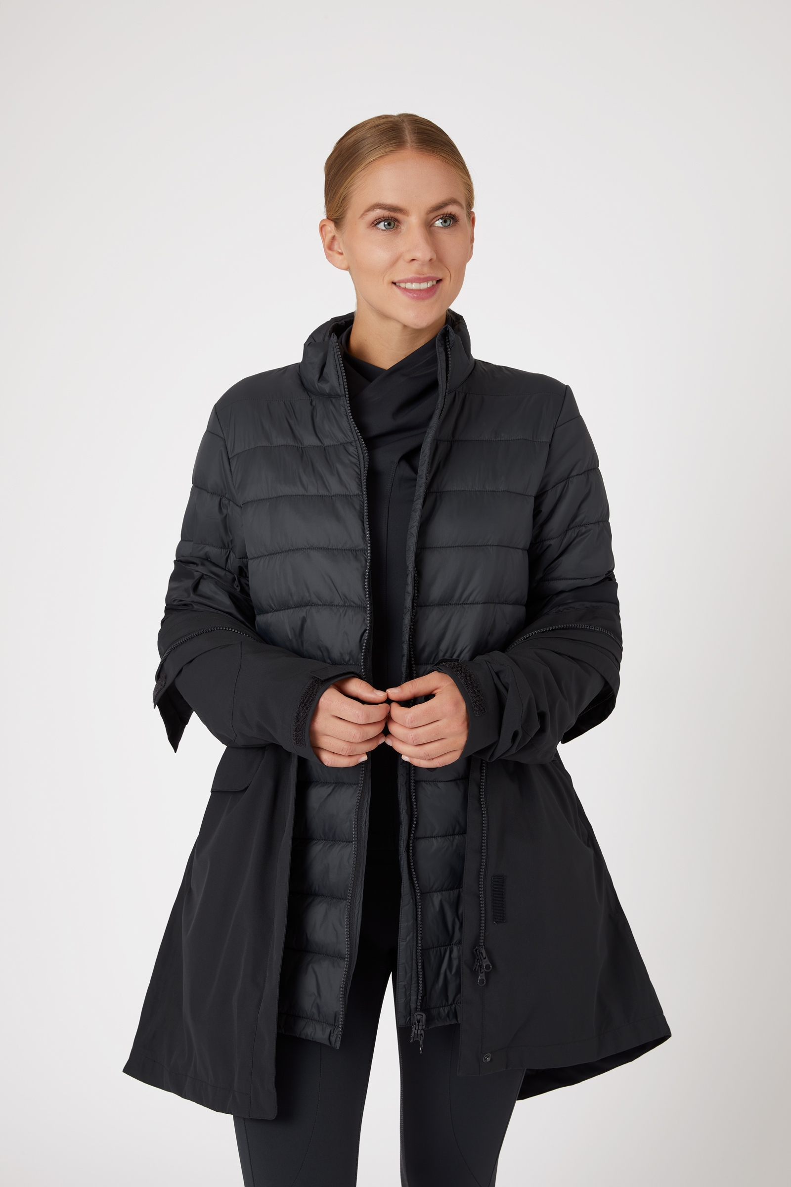 Horze Isabella Parka imbottito 3 in 1 da donna