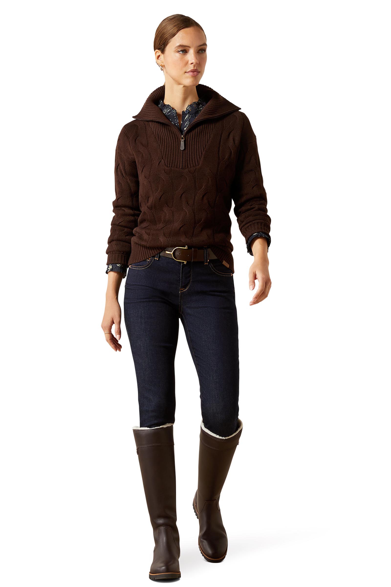 Ariat Alamere Maglione donna con zip 1/2