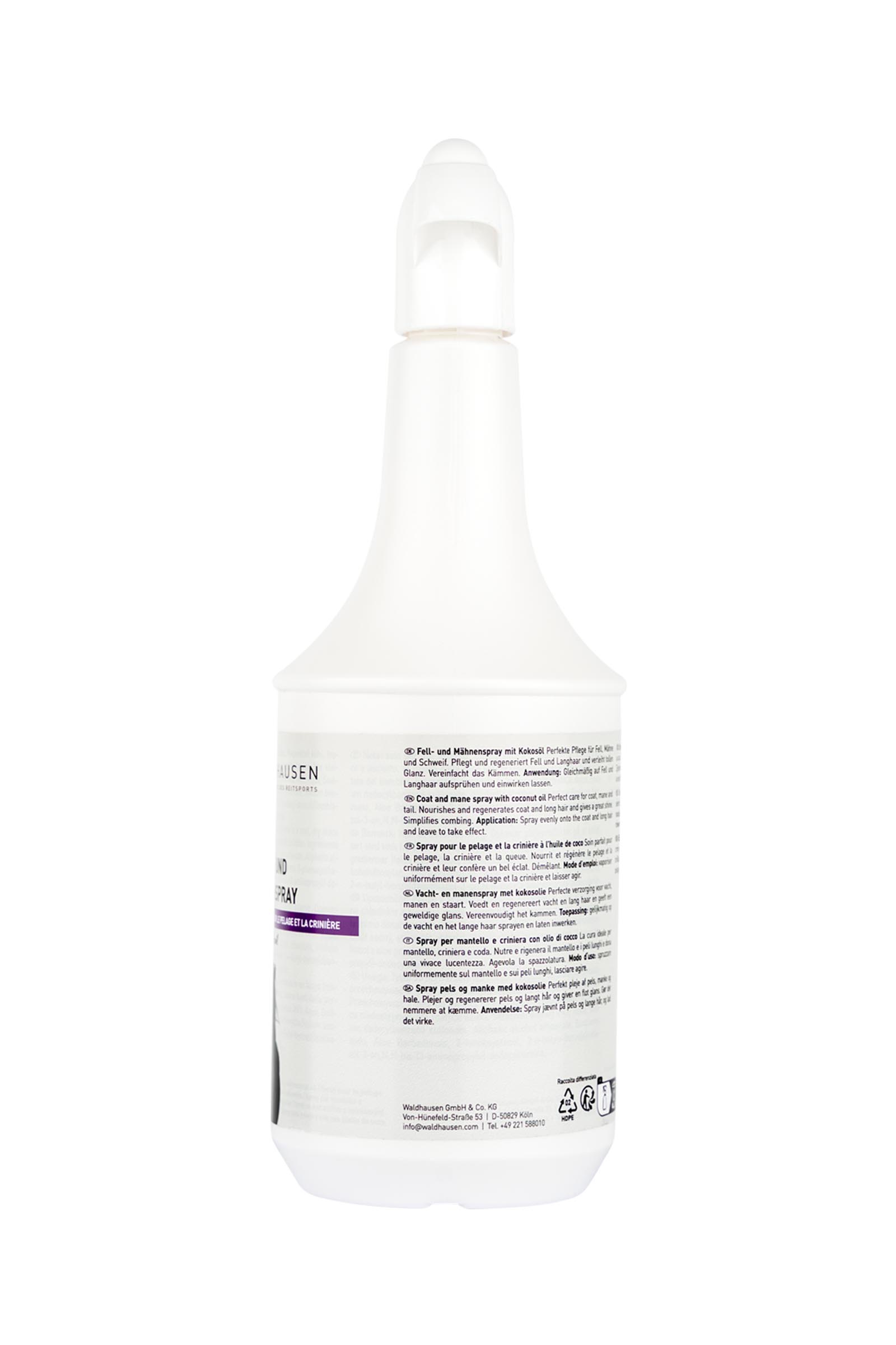 Waldhausen spray per manto e criniera con olio di cocco, 1 l