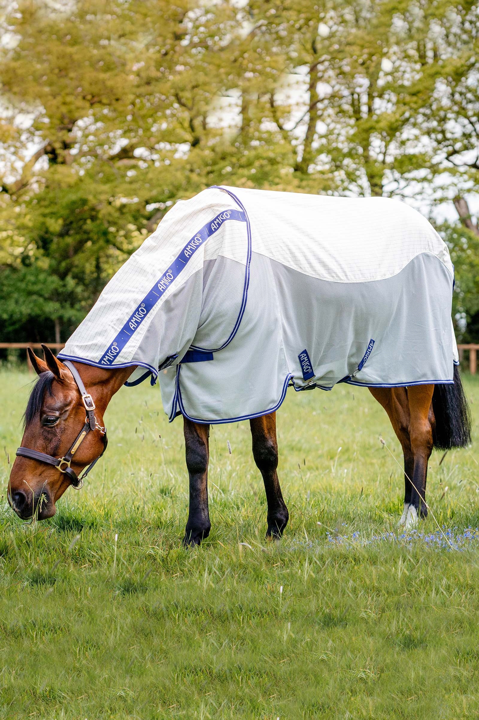 Horseware Amigo Airflow coperta anti-mosche con parte collo staccabile