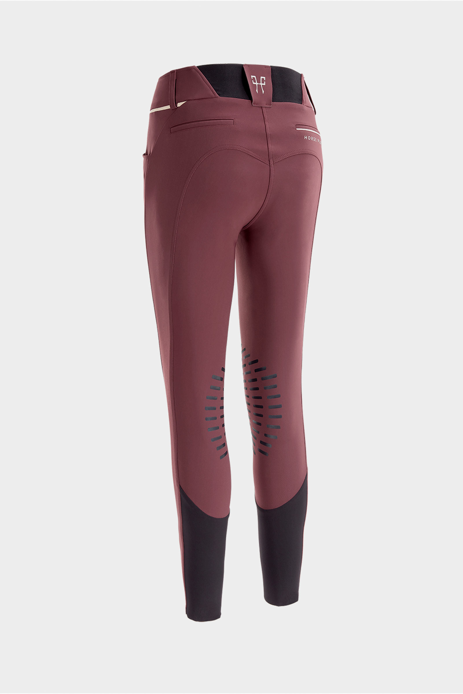 Burgundy Horse Pilot X-Design pantaloni da equitazione donna