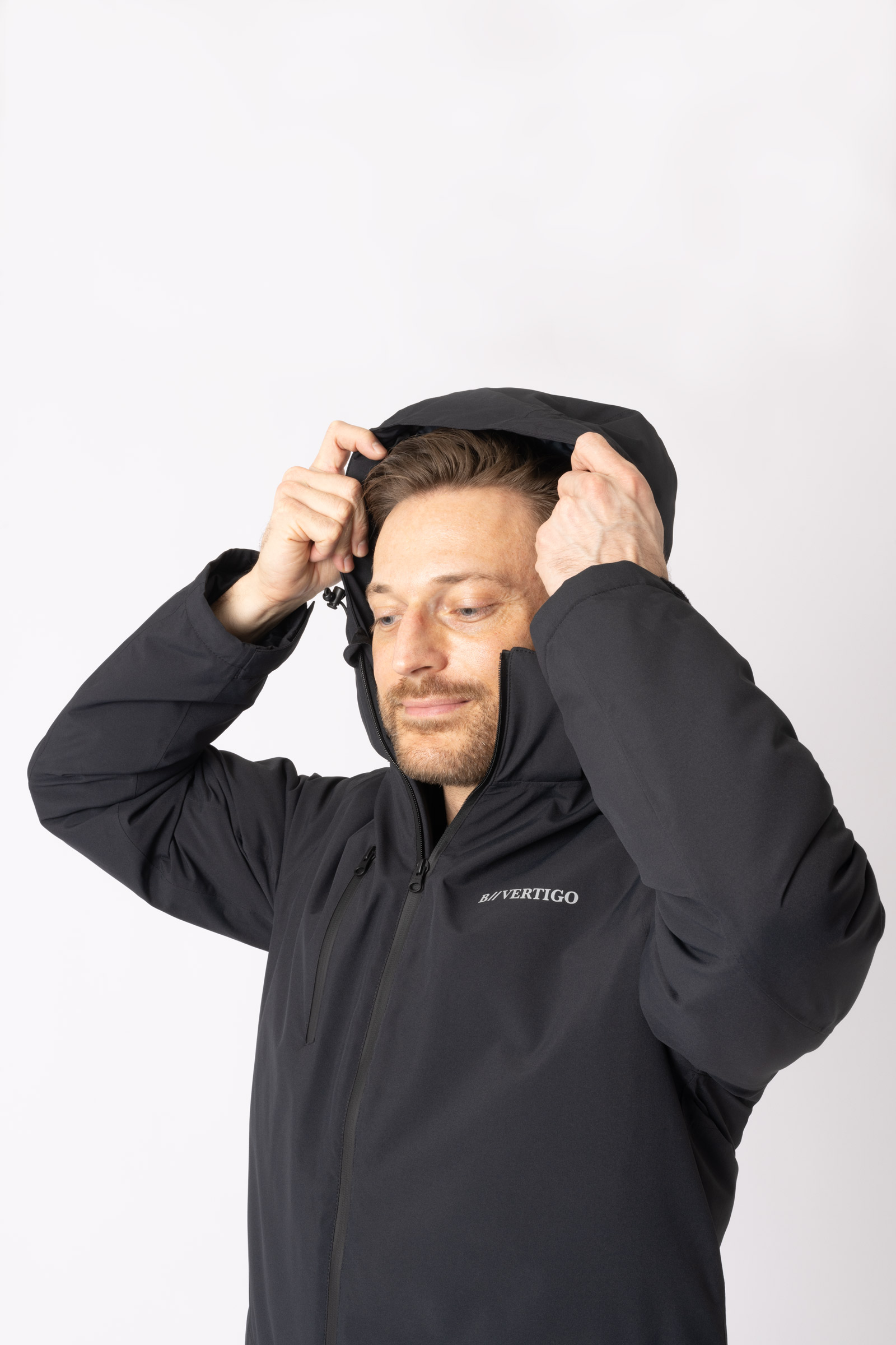 B Vertigo Milo Parka impermeabile da uomo