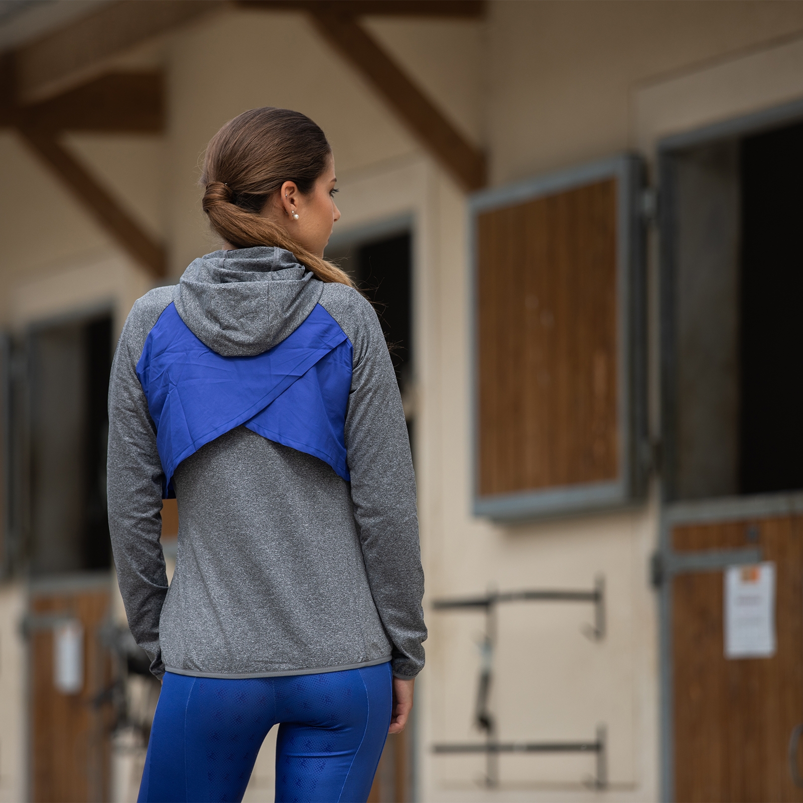 Felpa ibrida con cappuccio Horze Hallie, donna