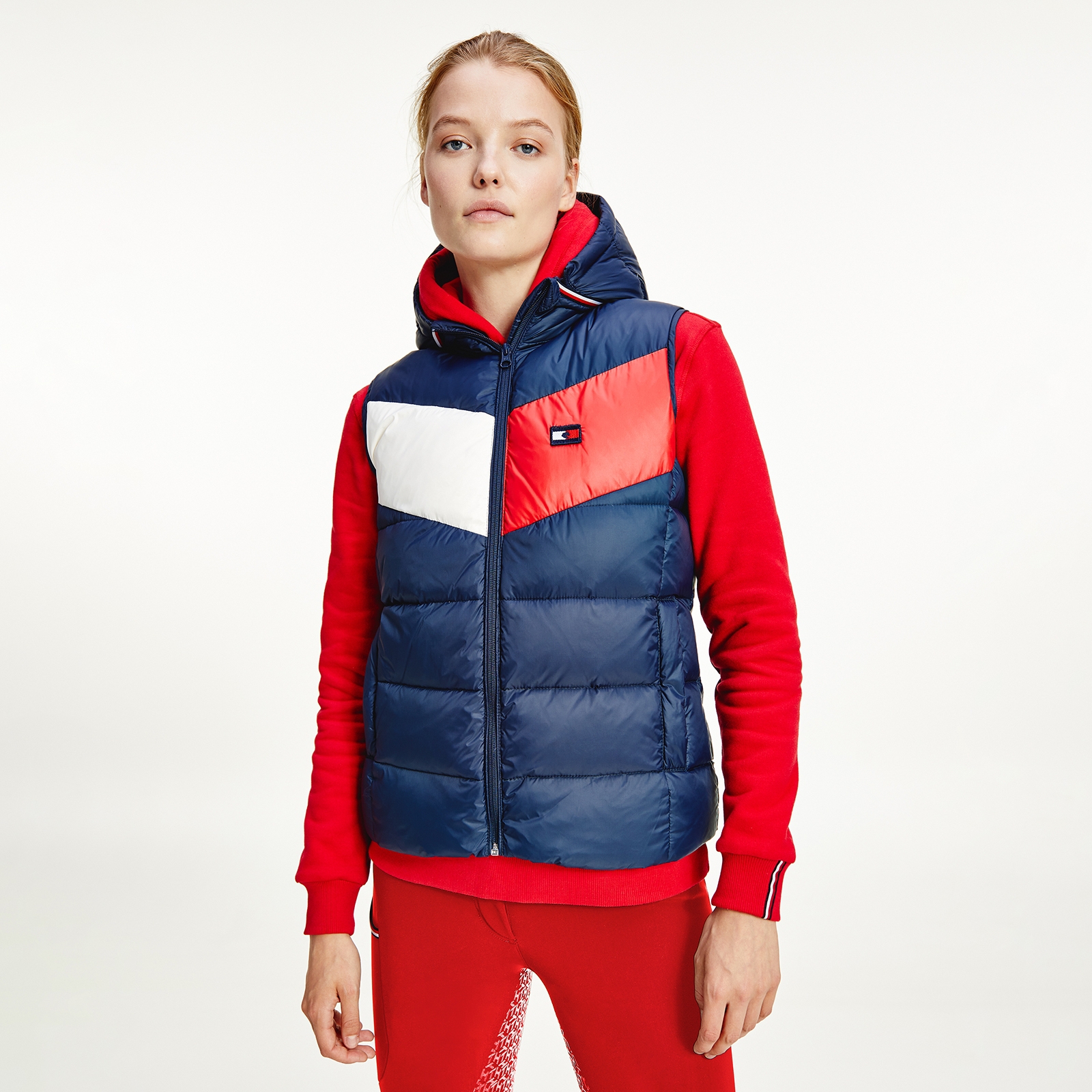 Gilet Tommy Hilfiger Equestrian Re-Down da donna