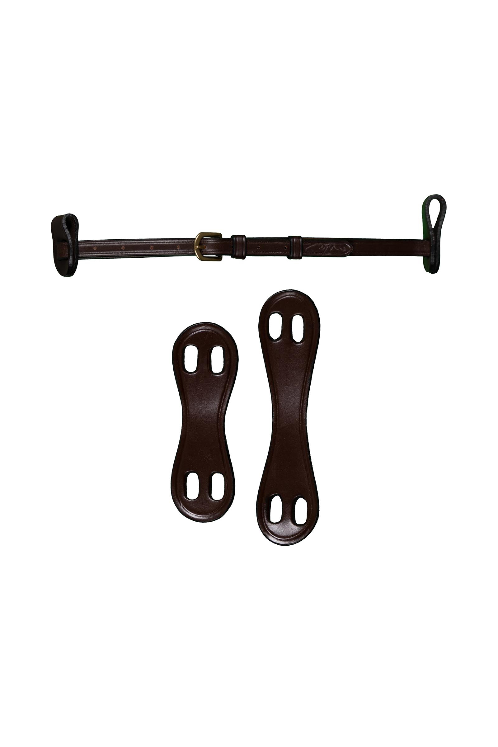 Brown Dy'on D Collection cinghia flash (13 mm) con 2 passanti