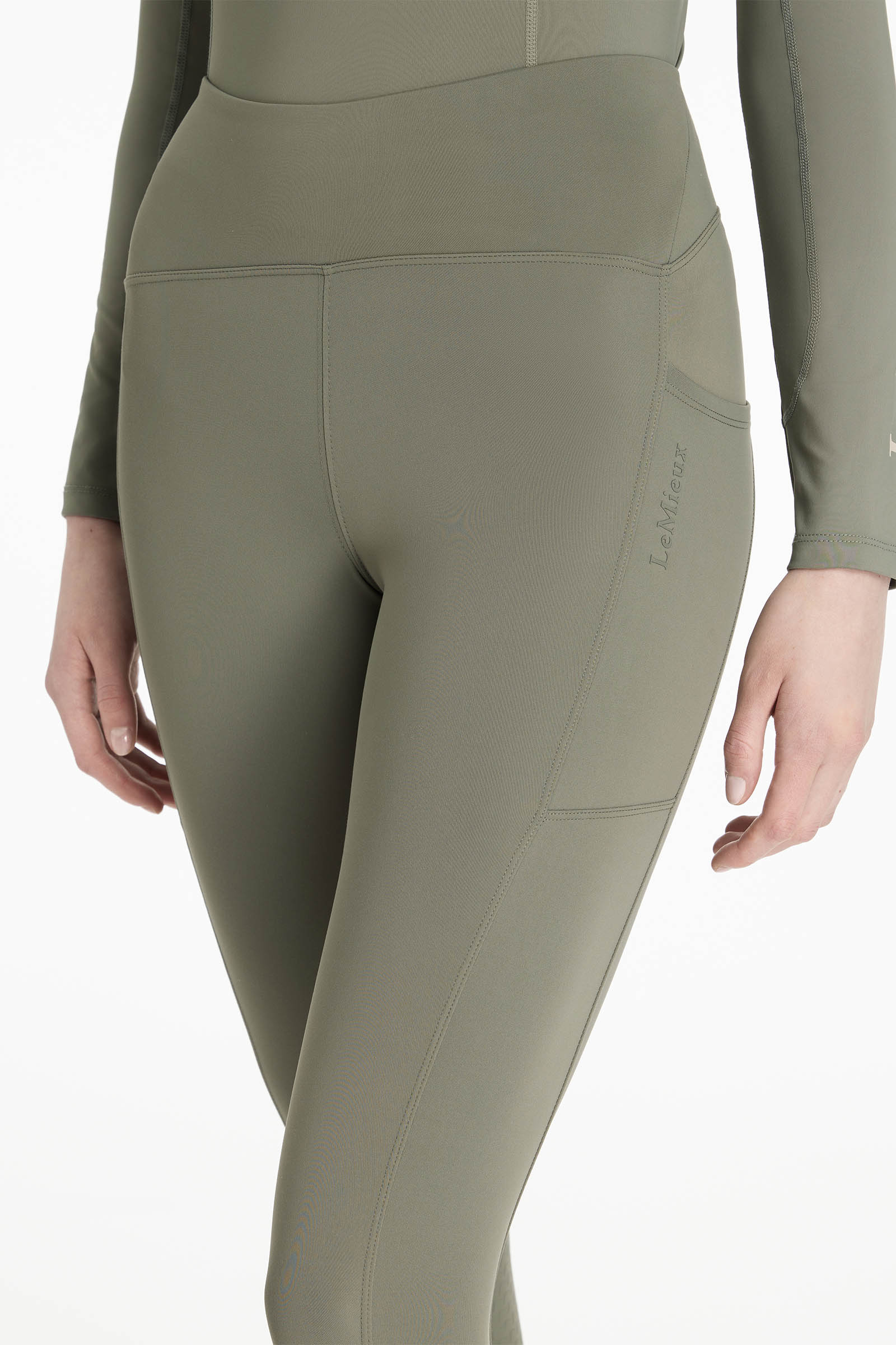 LeMieux Natalie pantaloni da equitazione donna con interno spazzolato e grip integrale