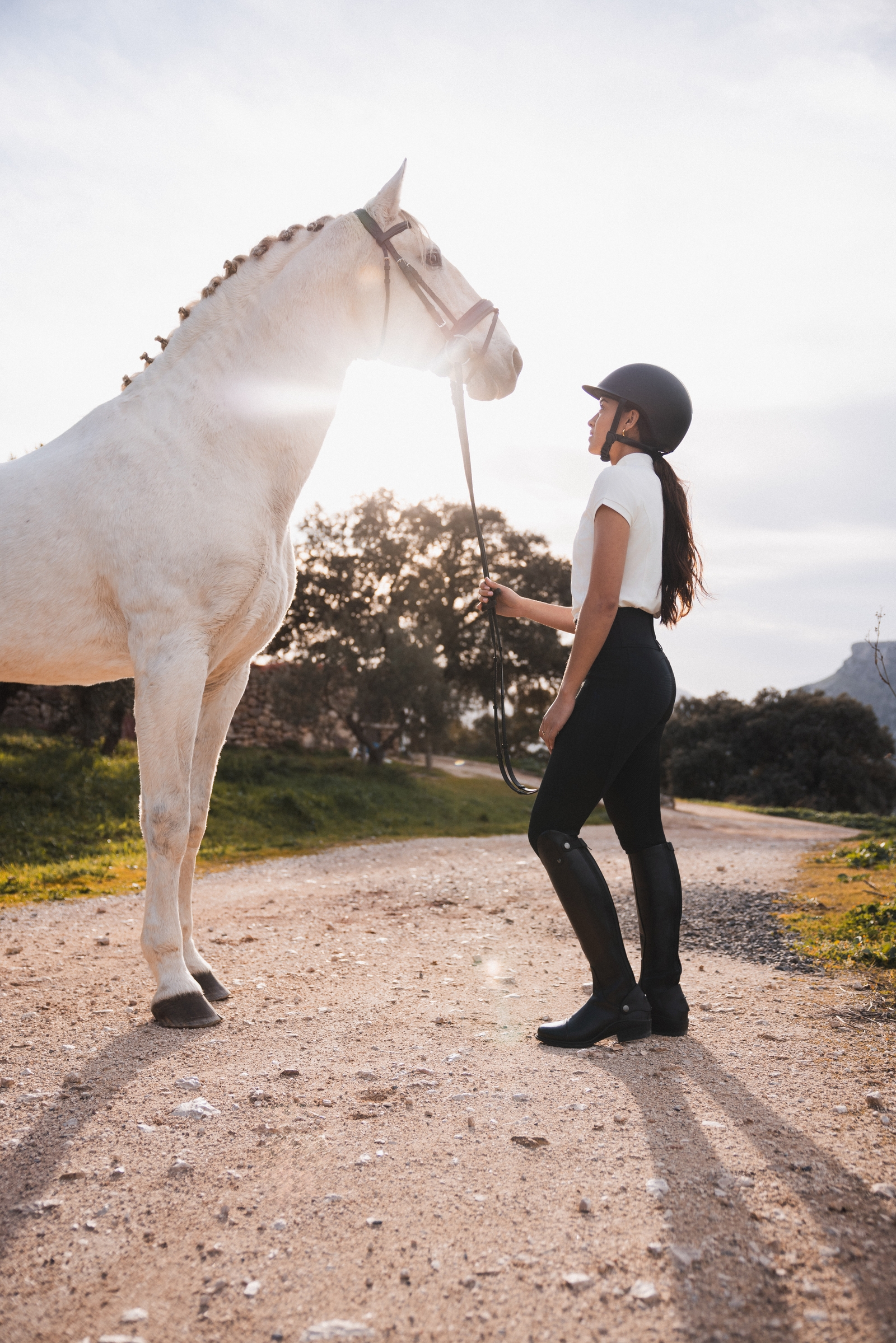 Horze Sophia leggins da equitazione con full seat da donna  