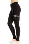 AA Platinum Leggins da equitazione con patch al ginocchio