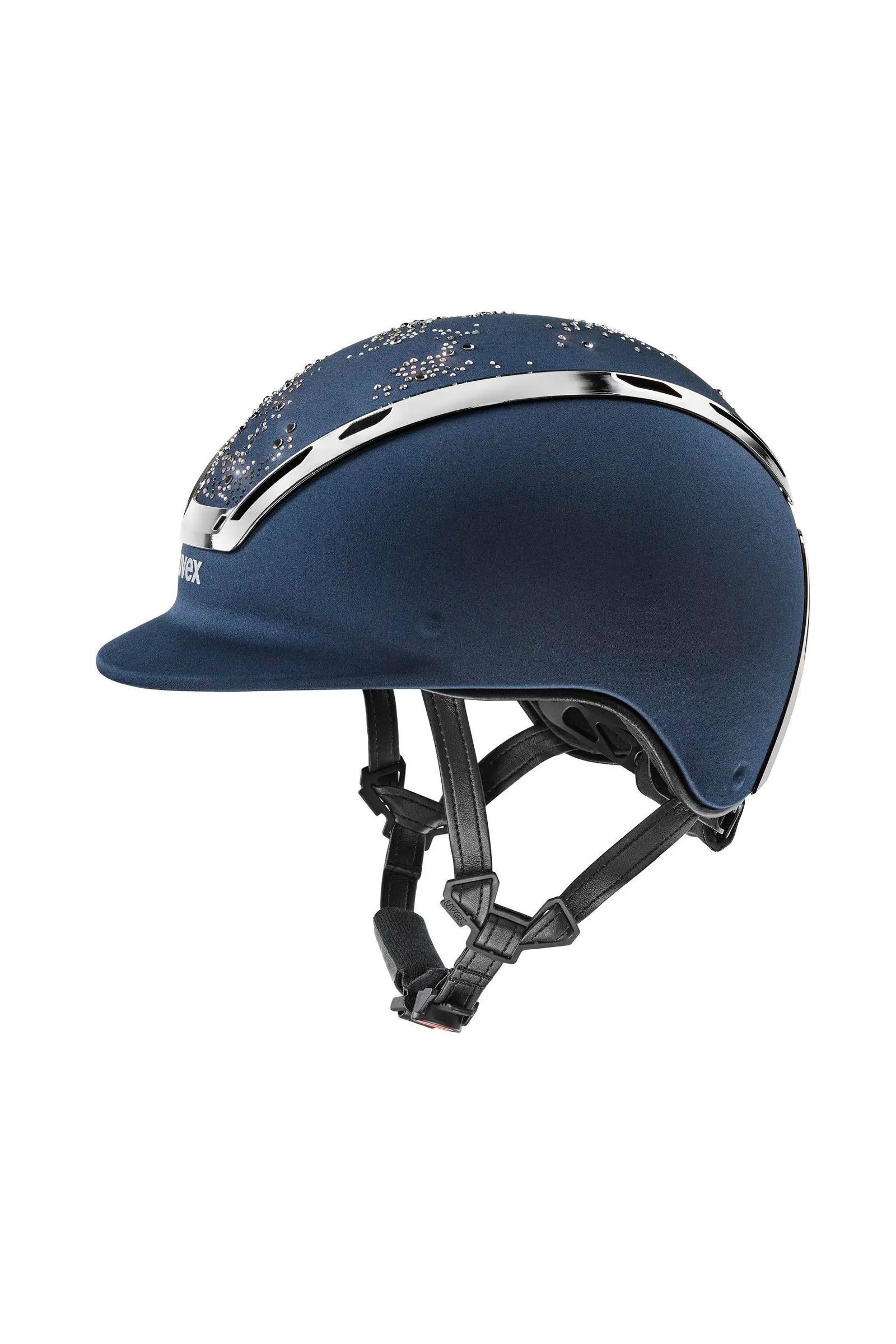 navy Uvex Exxeed Diamond Casco da equitazione