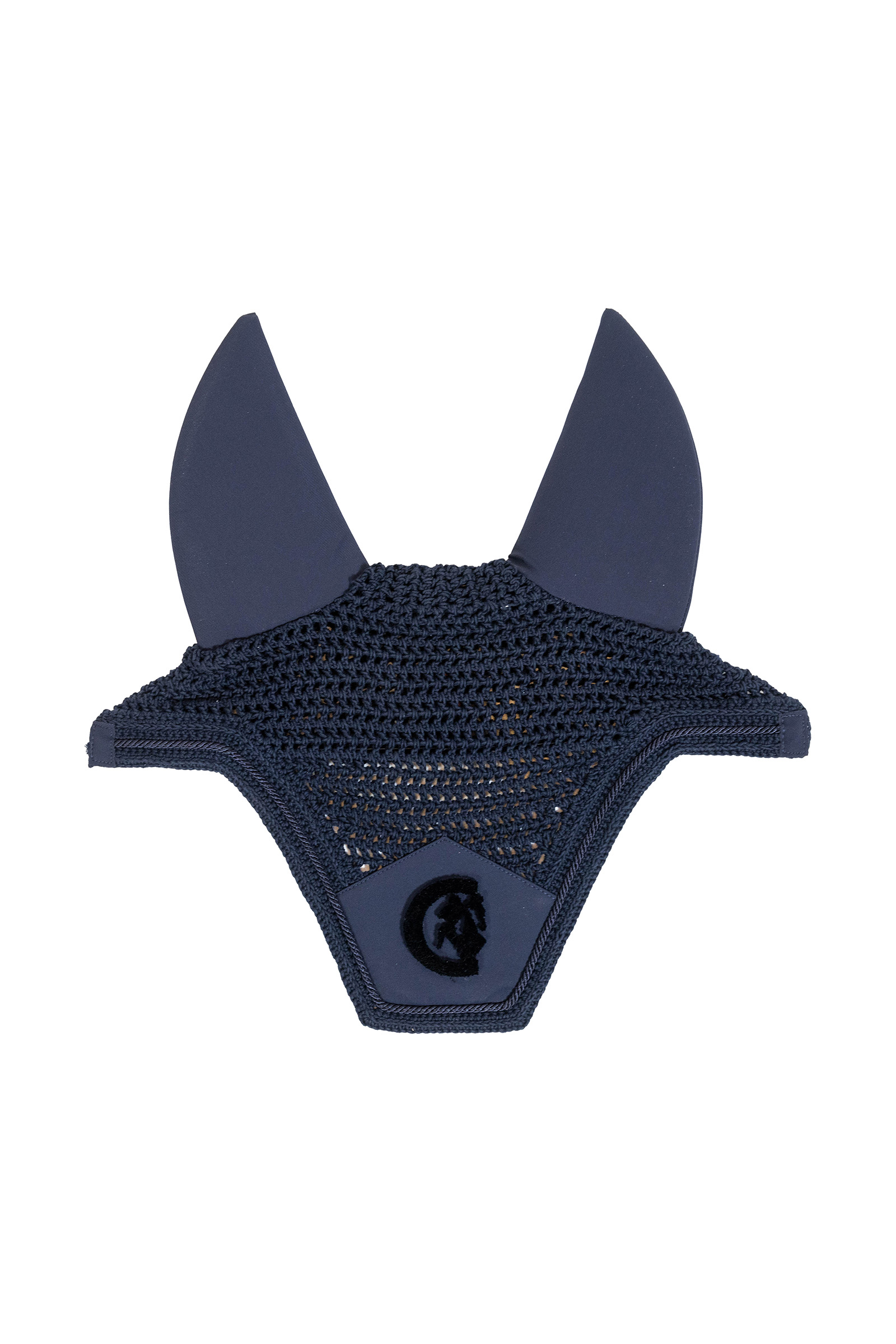 navy Kentucky Horsewear Fly Veil Wellington 3D Logo Silenzioso