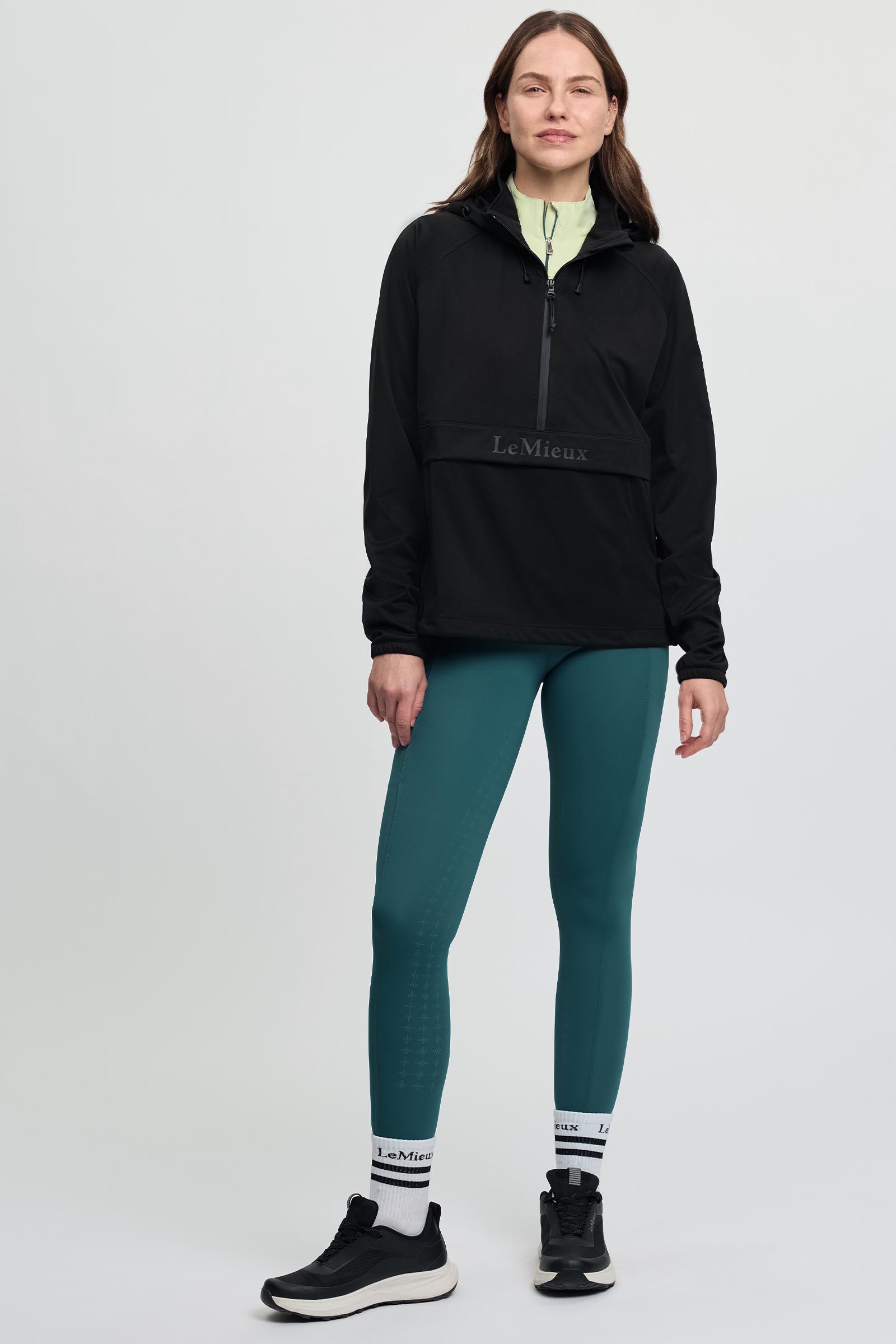 LeMieux Perri giacca impermeabile donna con mezza zip