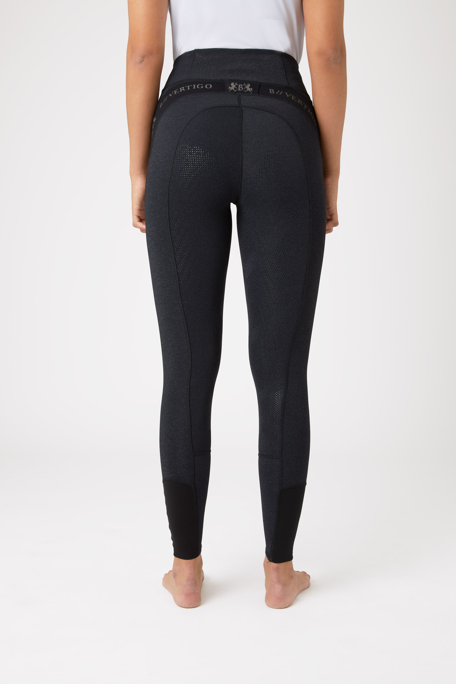 B Vertigo leggings da equitazione donna Jenny con full seat in silicone UPF 40+