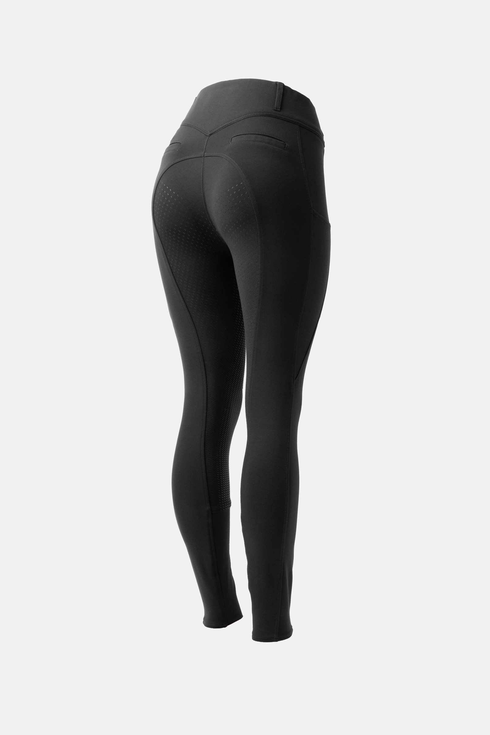 Black Horze Mira Pantaloni da equitazione a vita alta con full seat in silicone da donna