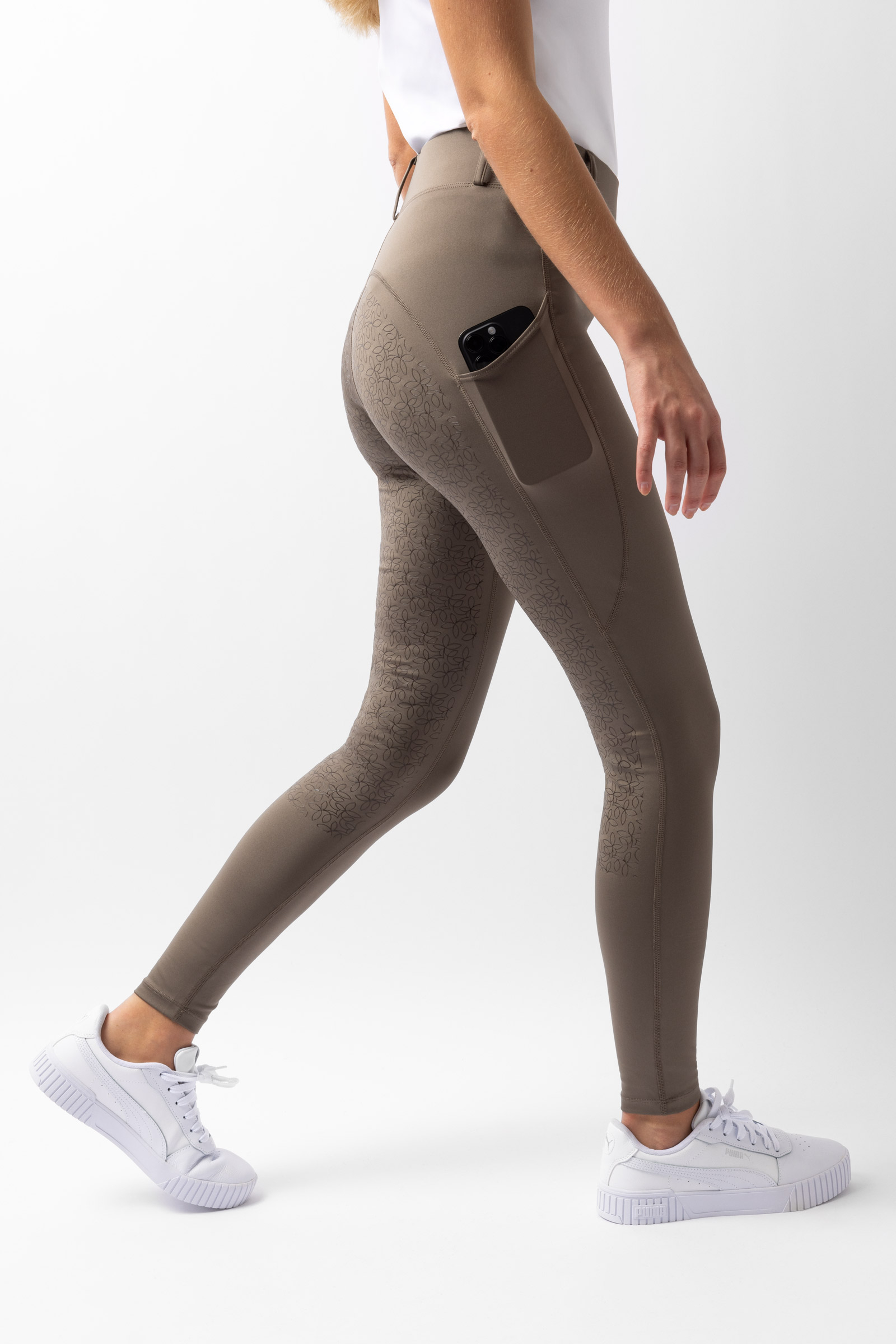 Horze Dea Leggins con full grip da donna
