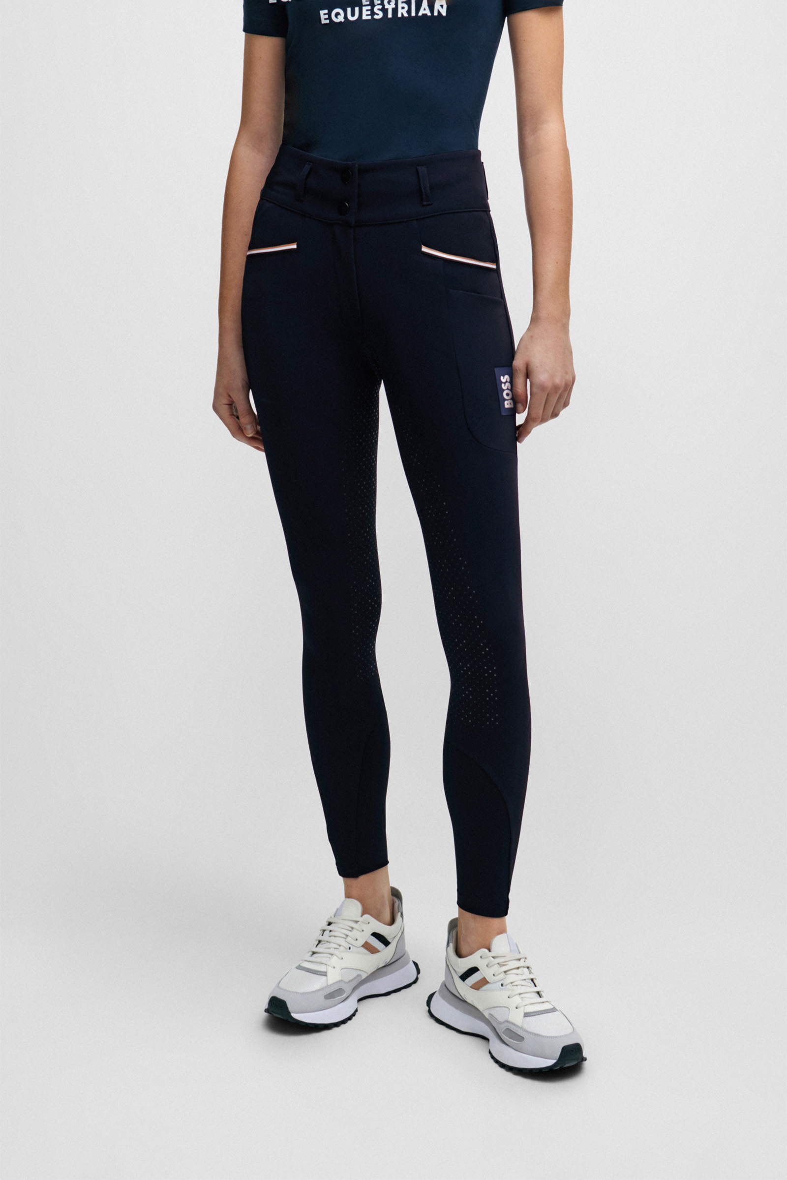 Pantaloni estivi a vita alta con grip completo Boss Hailey