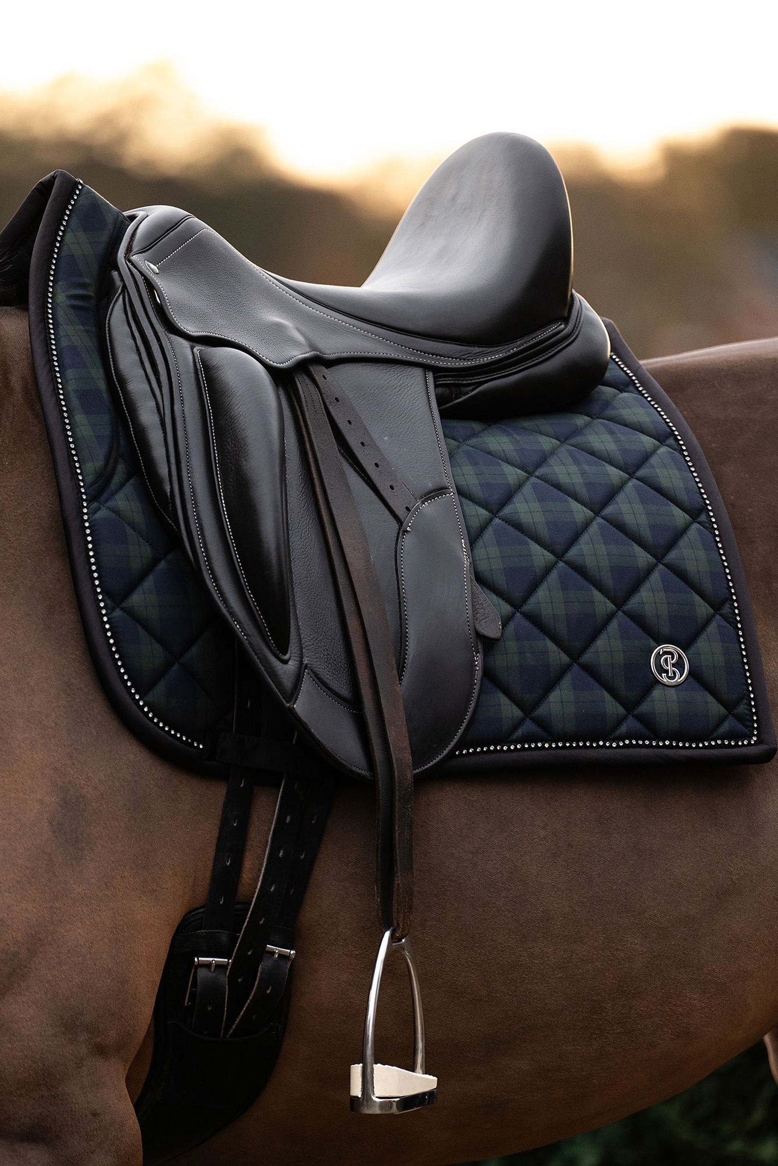 PS of Sweden Checked Dressage Saddle Pad