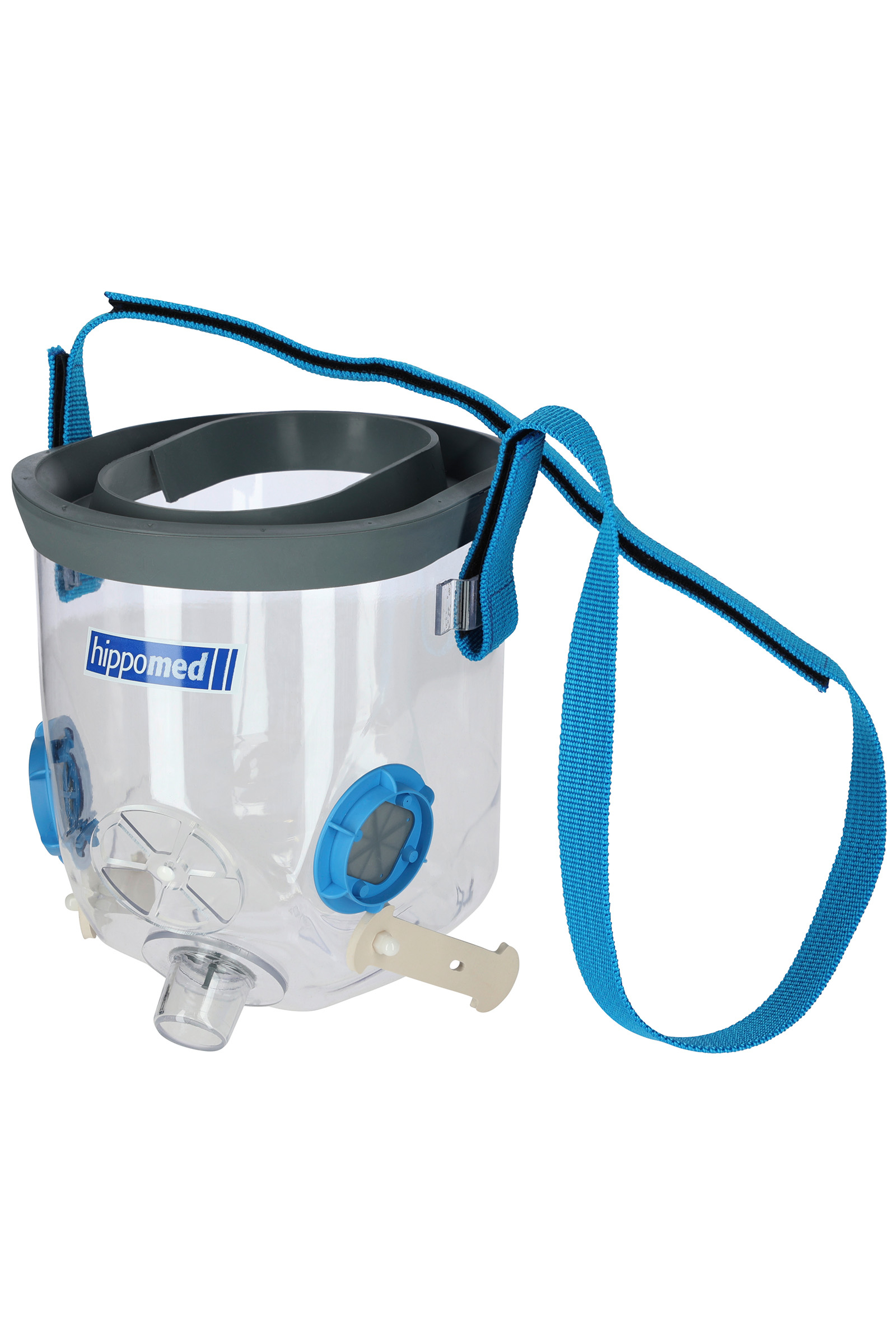 Hippomed Maschera per inalazione incl. Accessori per AirOne Flex, cavallo mezzosangue
