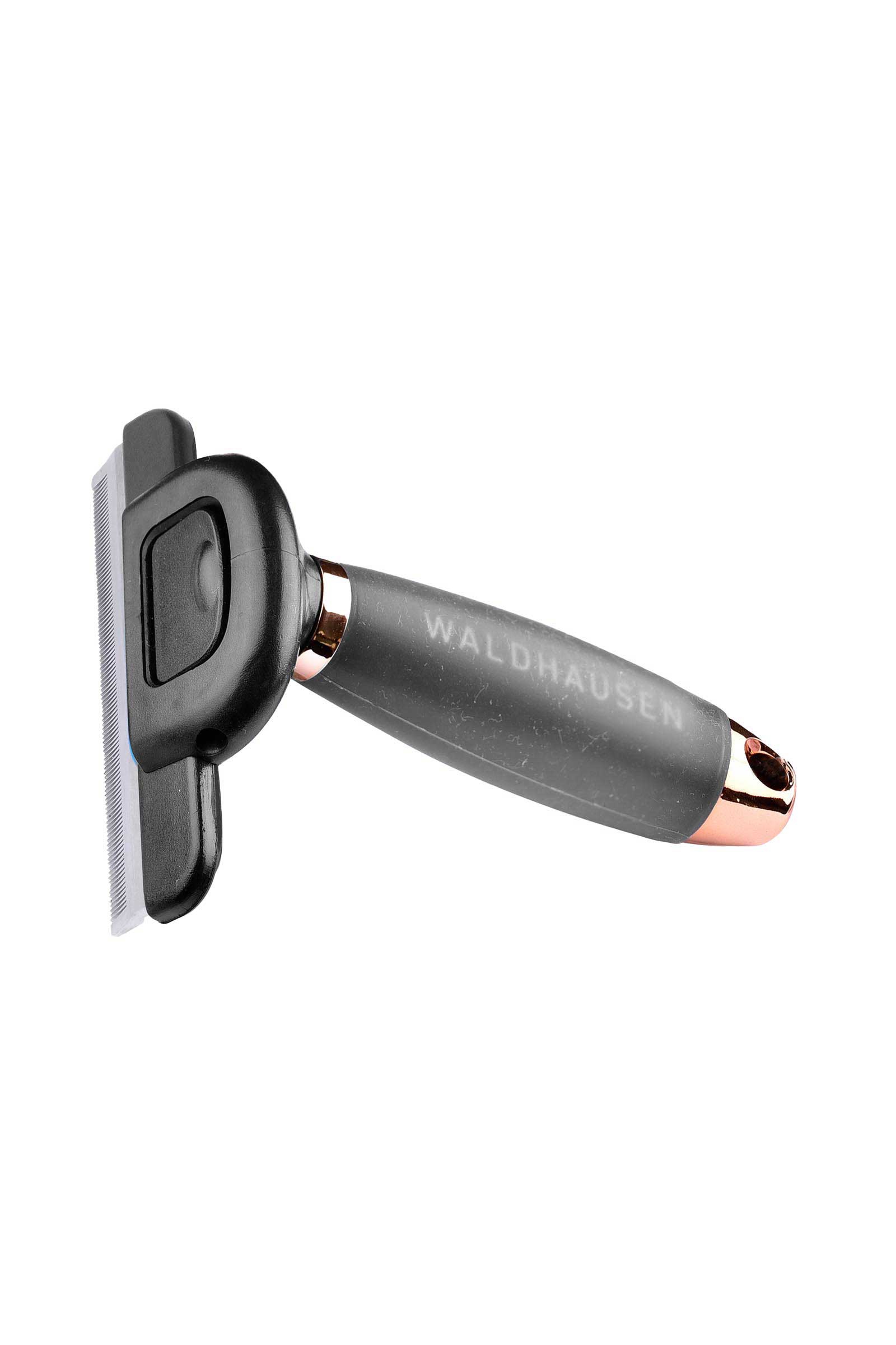 Black/Rosegold Waldhausen pettine per la muta con manico in gel, Large