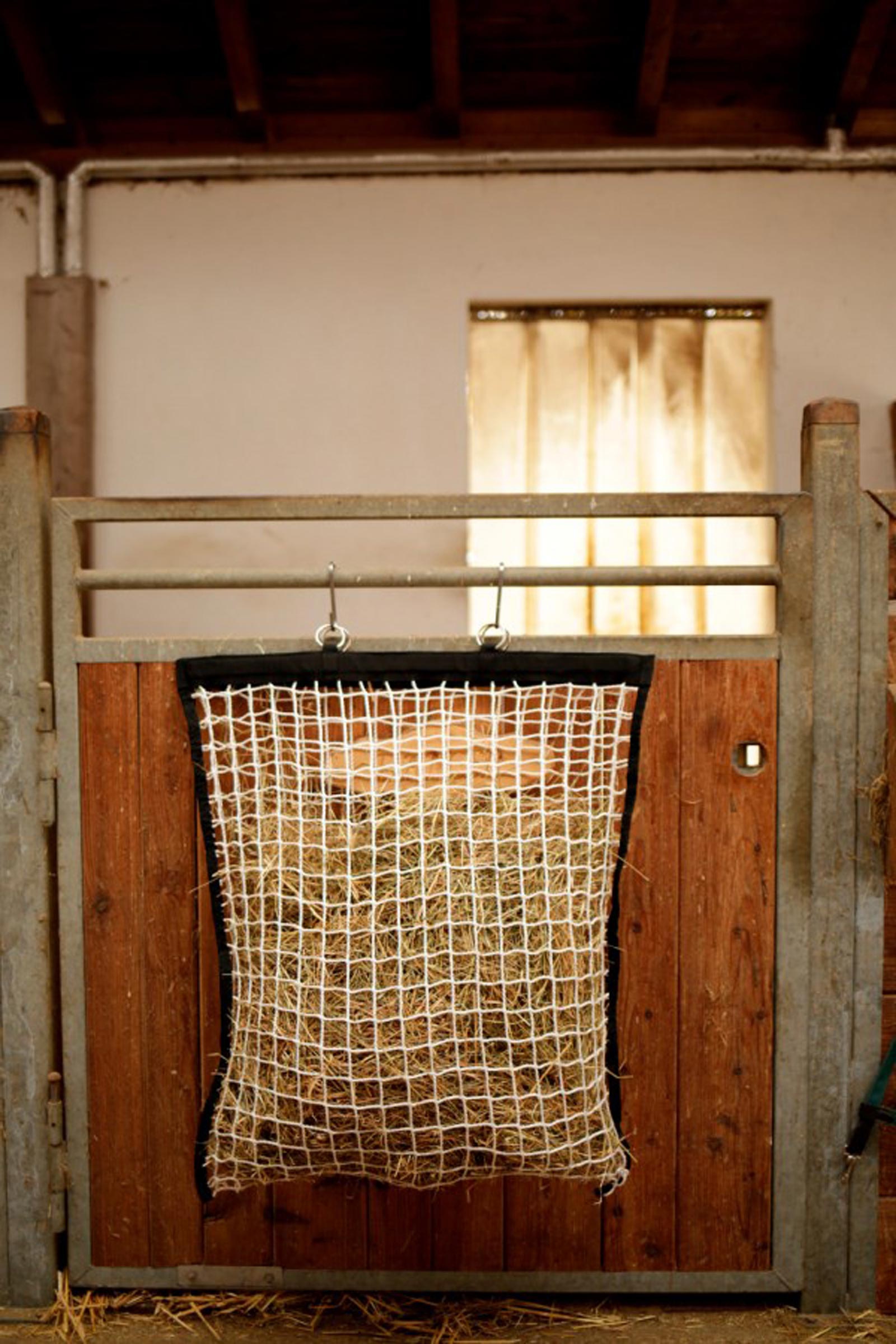 Kerbl Rete per fieno con ausilio per il riempimento, 83x83 cm (3x3cm)