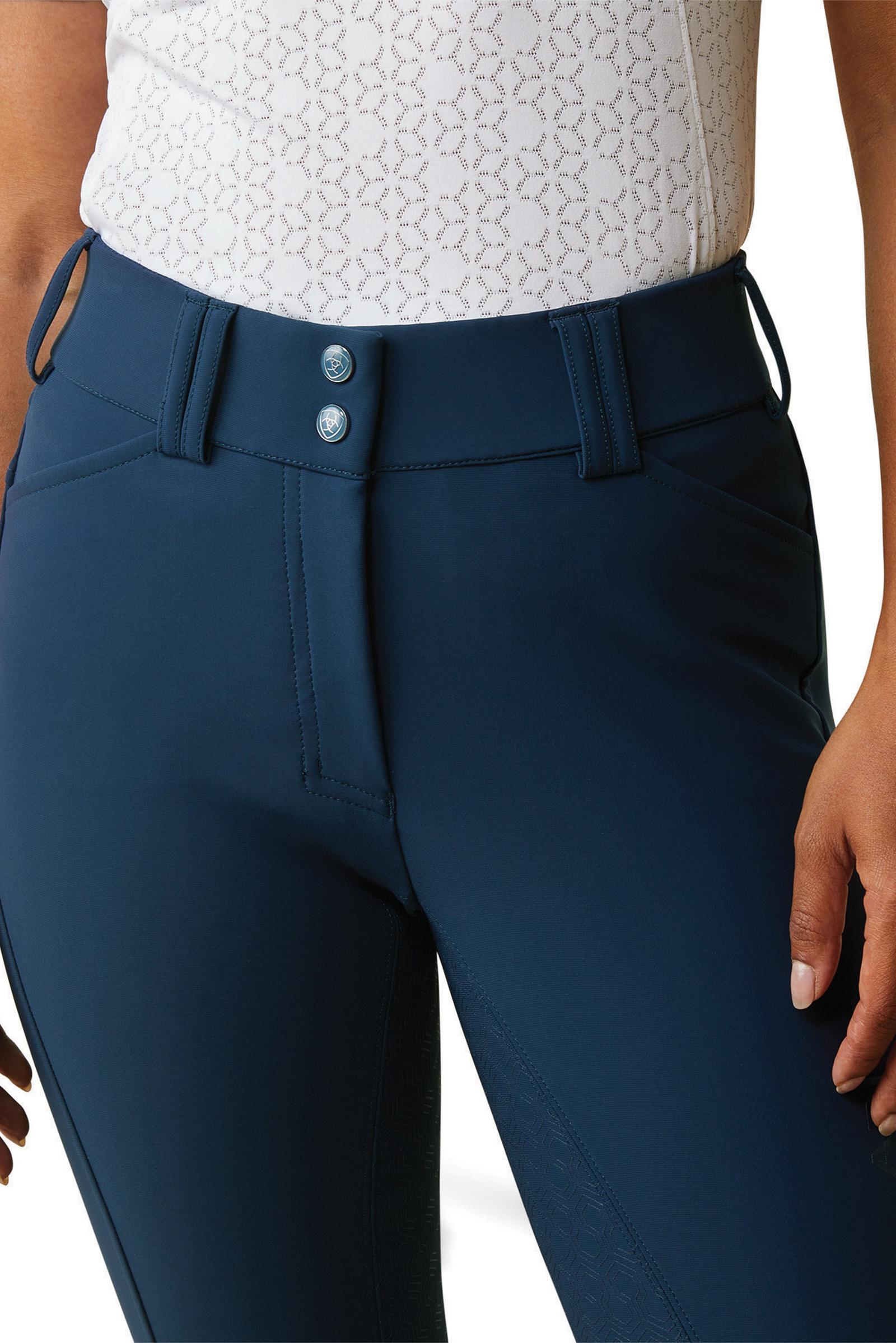 Ariat Tri Factor pantaloni da equitazione con full seat e grip in silicone per donna