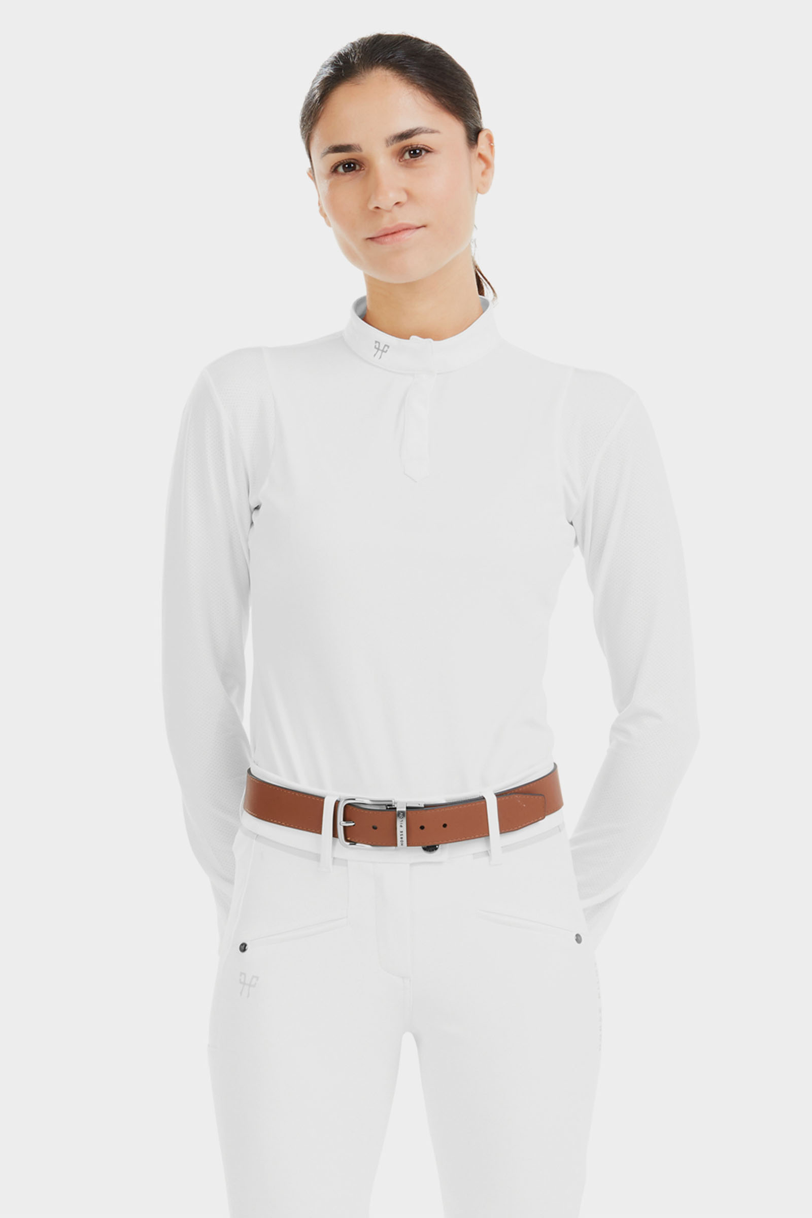 White Horse Pilot Aerolight camicia donna a maniche lunghe