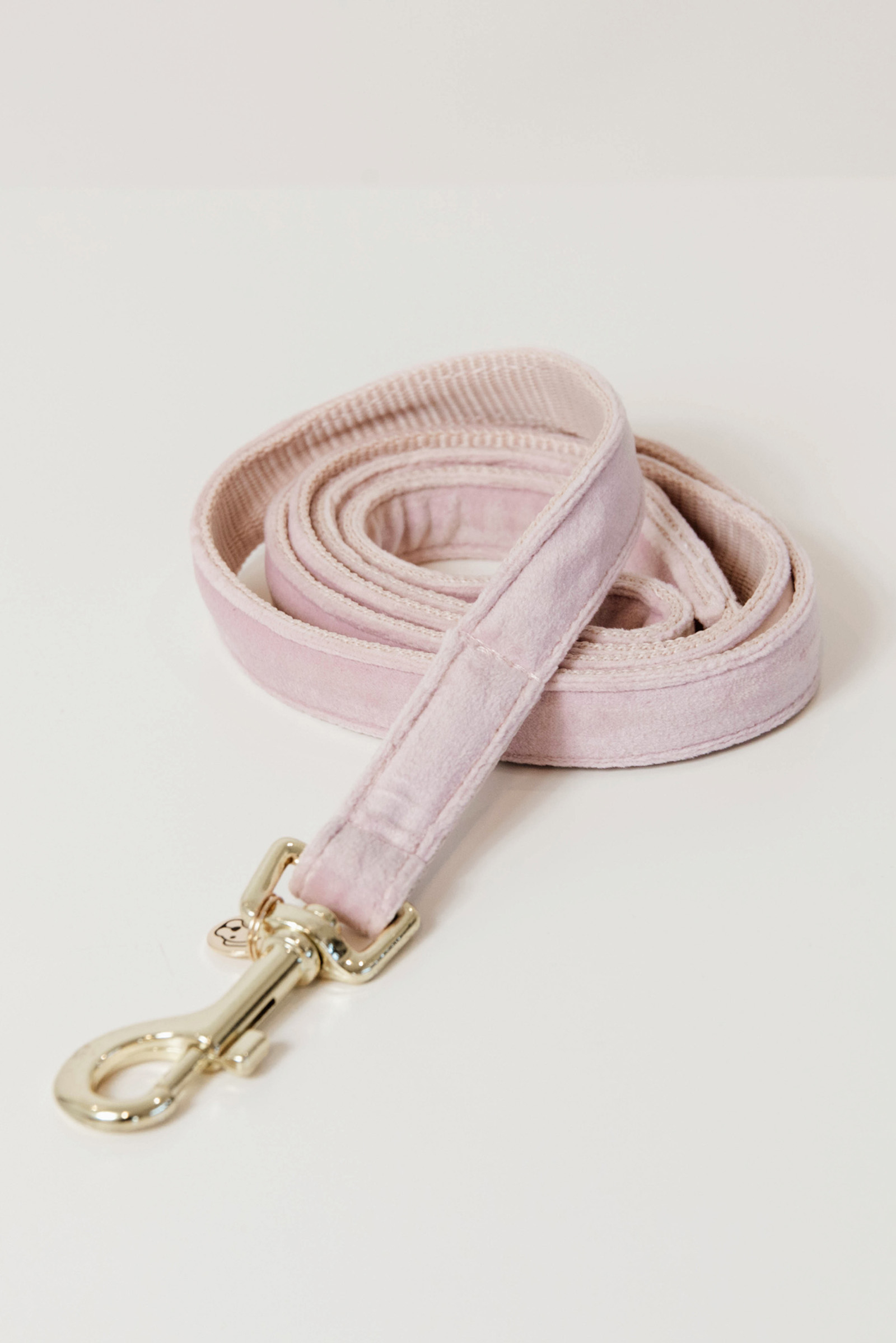 Light Pink Kentucky Dogwear guinzaglio per cani in velluto