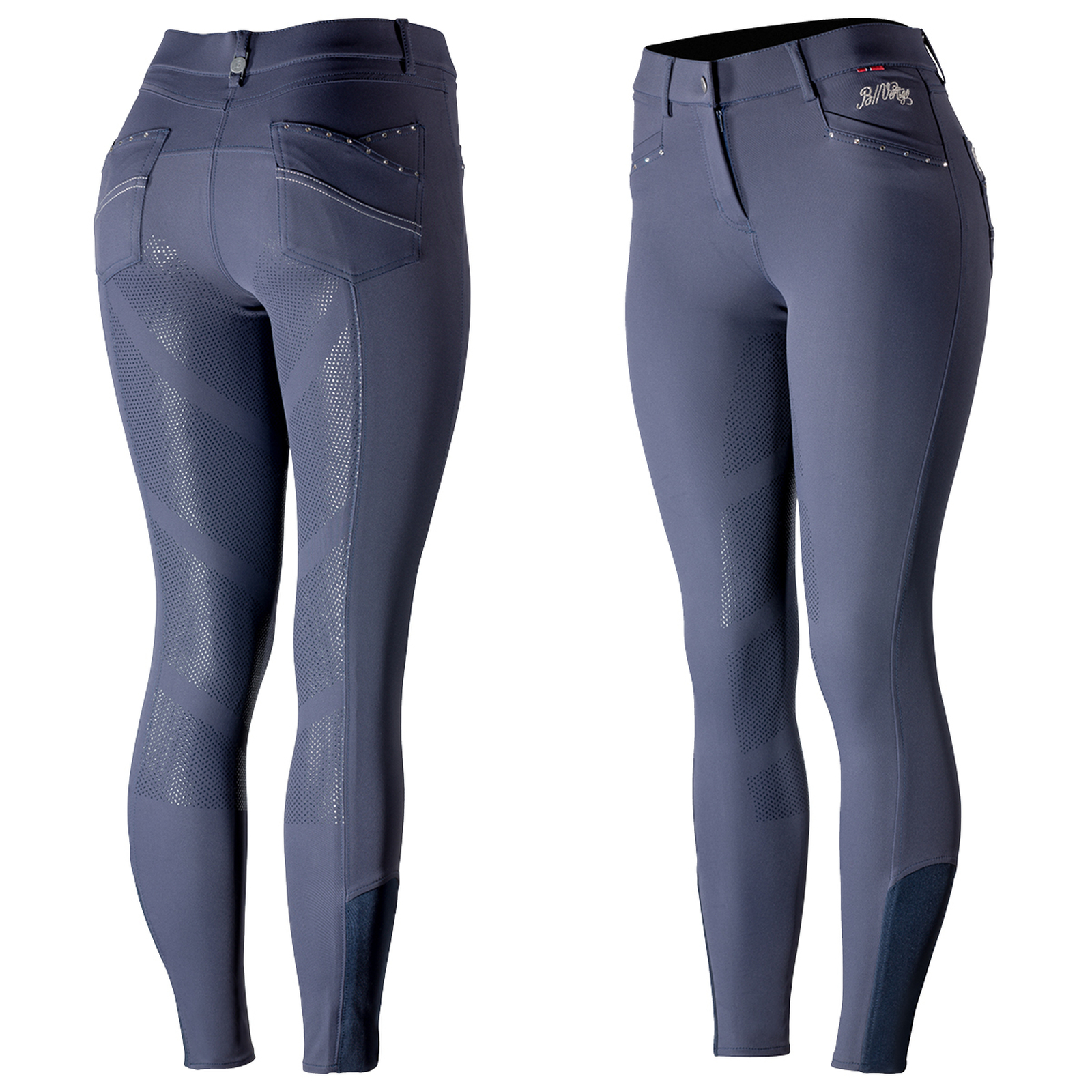 B Vertigo Olivia pantaloni da equitazione donna con full seat in silicone, UPF 50+