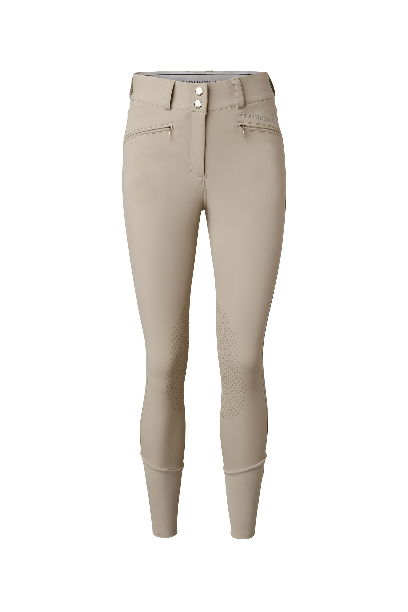 Taupe Mountain Horse Diana pantaloni da equitazione donna con patch al ginocchio