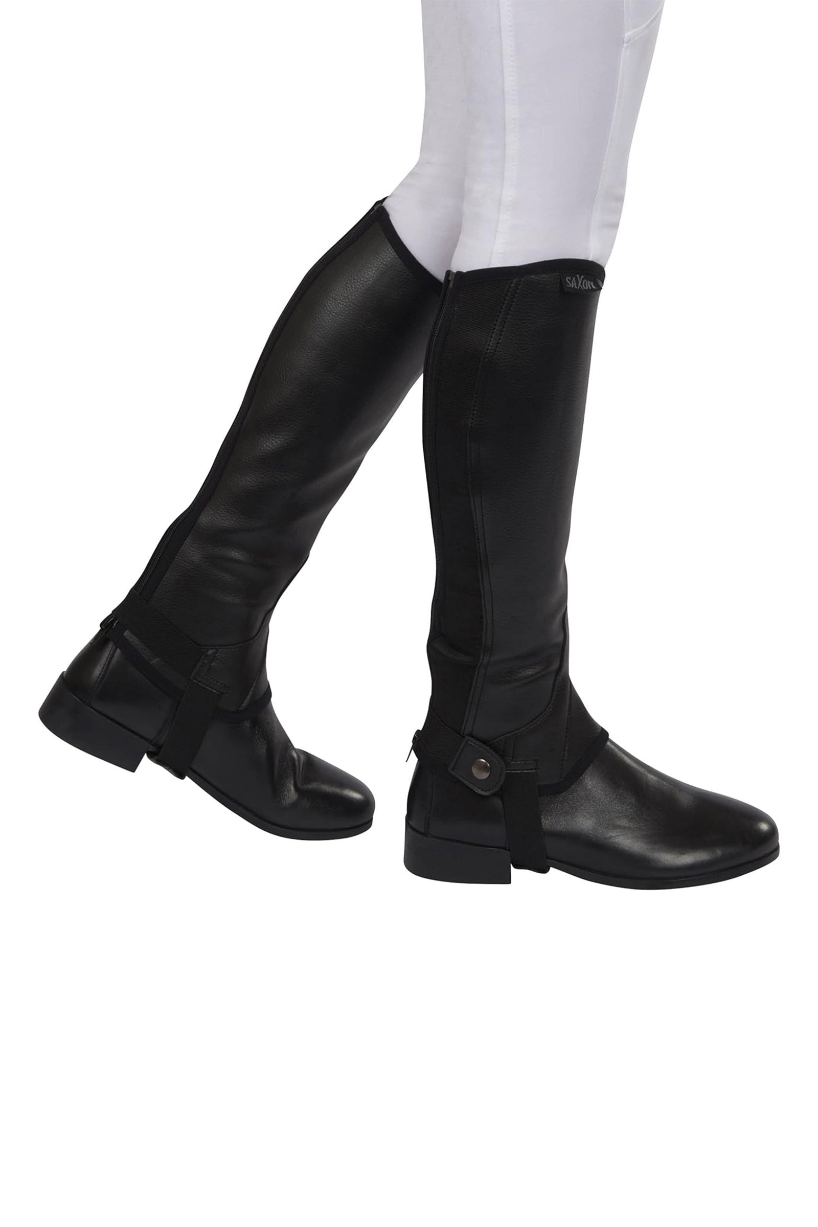 Saxon Equileather Half Chaps, Adulto