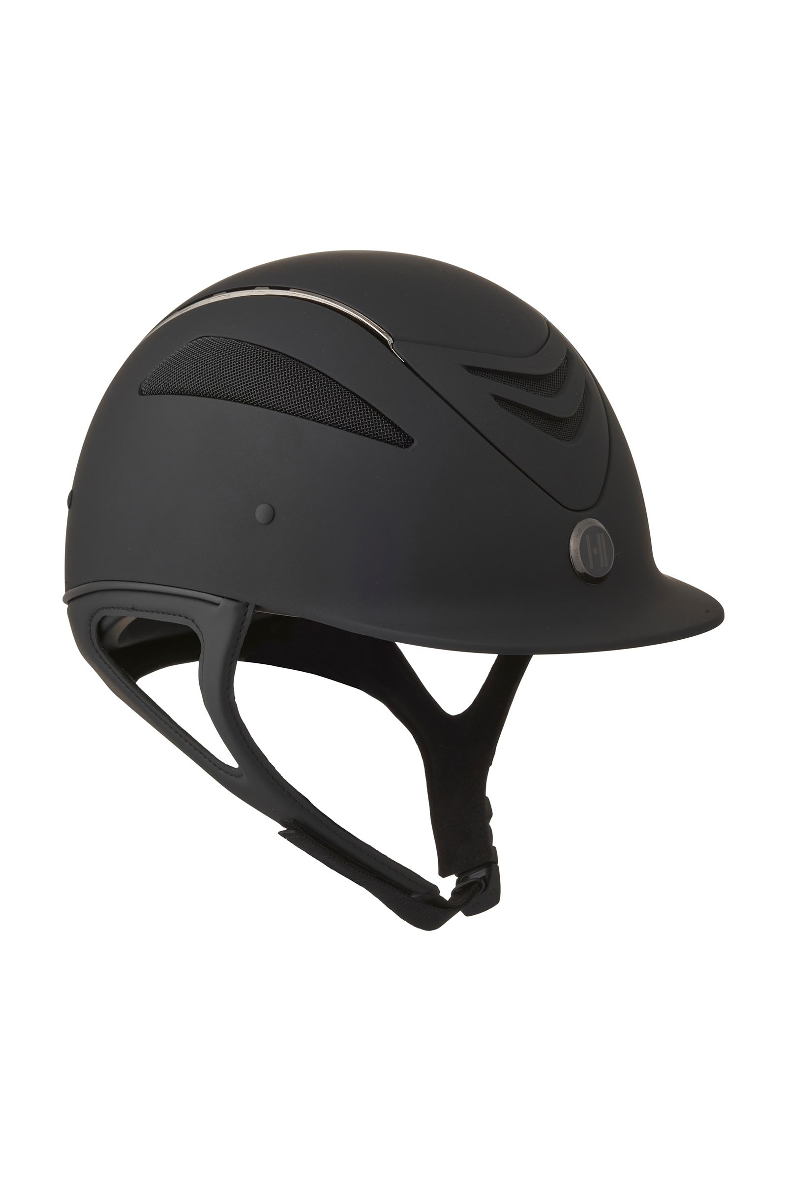OneK Defender Matt Chrome Casco da equitazione
